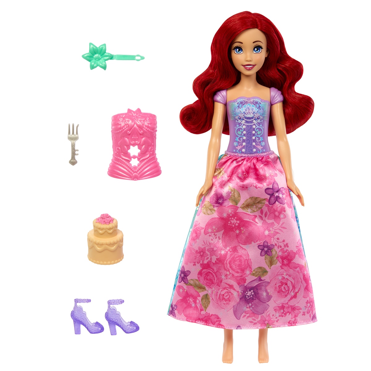 Muñeca Ariel Spin & Reveal Disney Princesas Mattel modelos surtidos 2