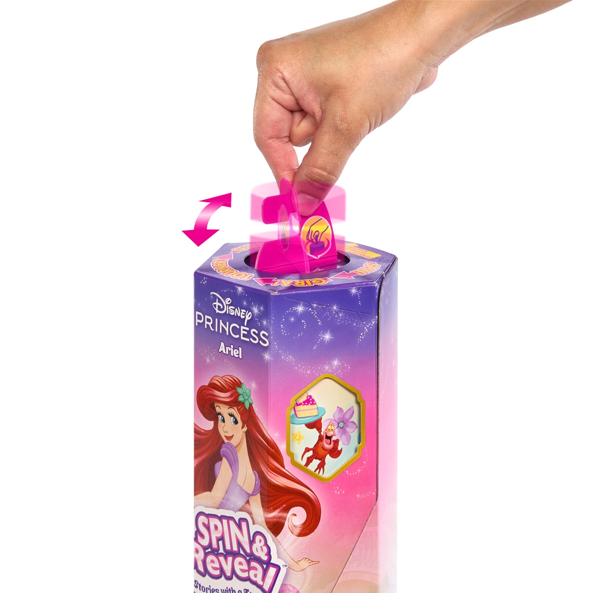 Muñeca Rapunzel Spin & Reveal Disney Princesas Mattel modelos surtidos 4