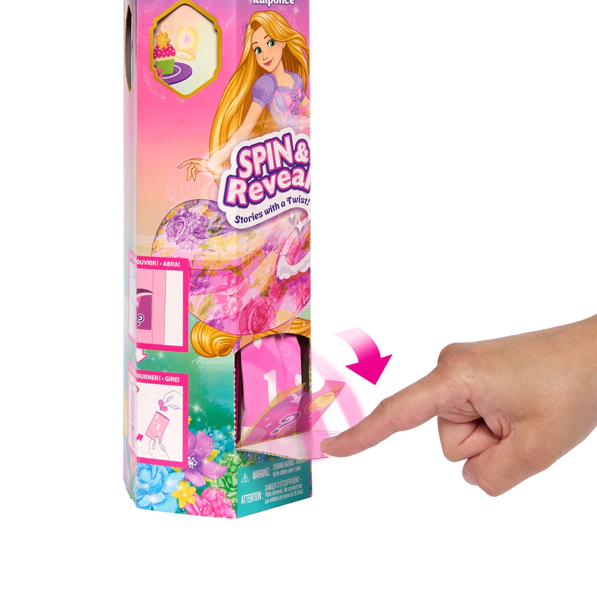 Muñeca Rapunzel Spin & Reveal Disney Princesas Mattel modelos surtidos 5