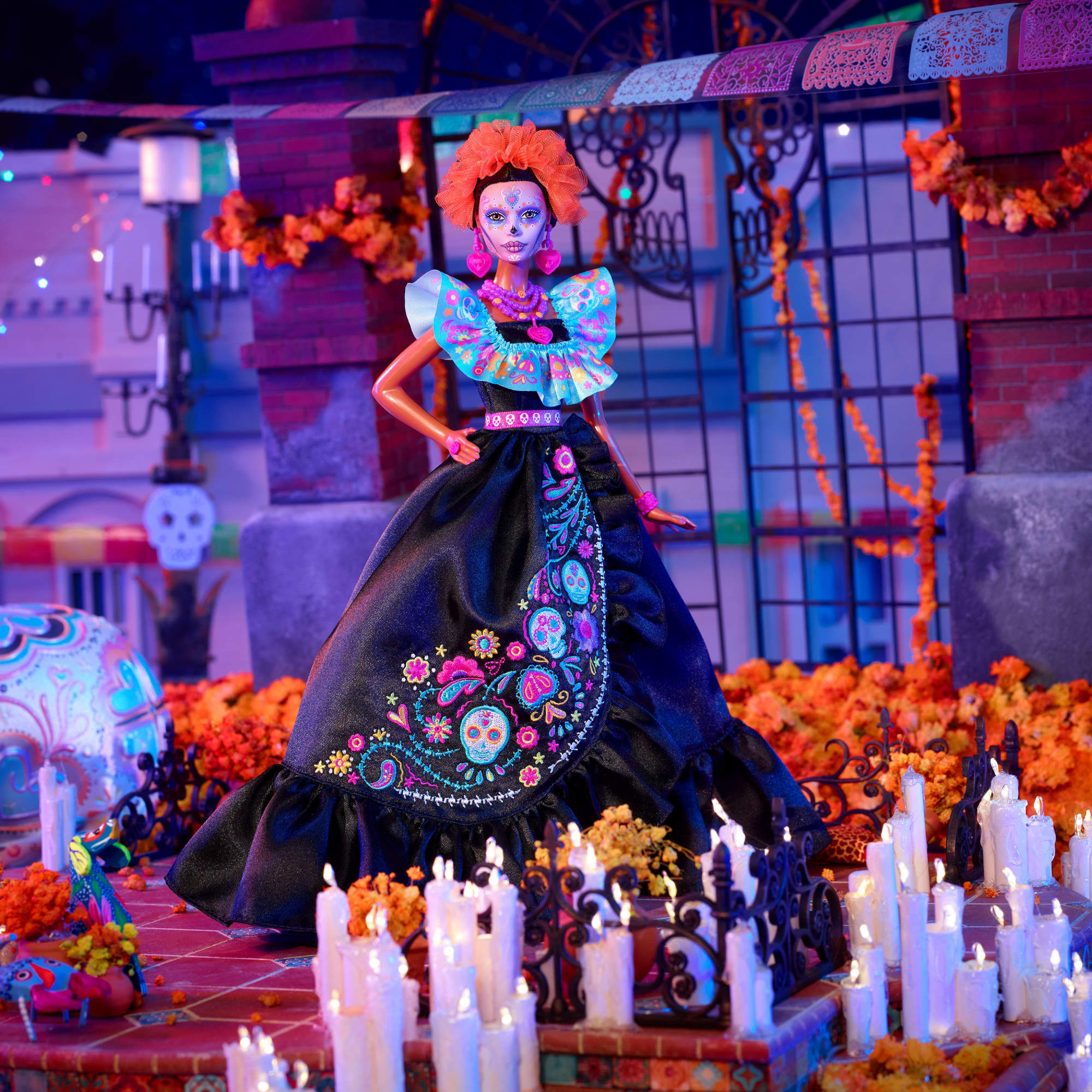 Muñeca Barbie Día de Muertos 2024 (HRM72) 3