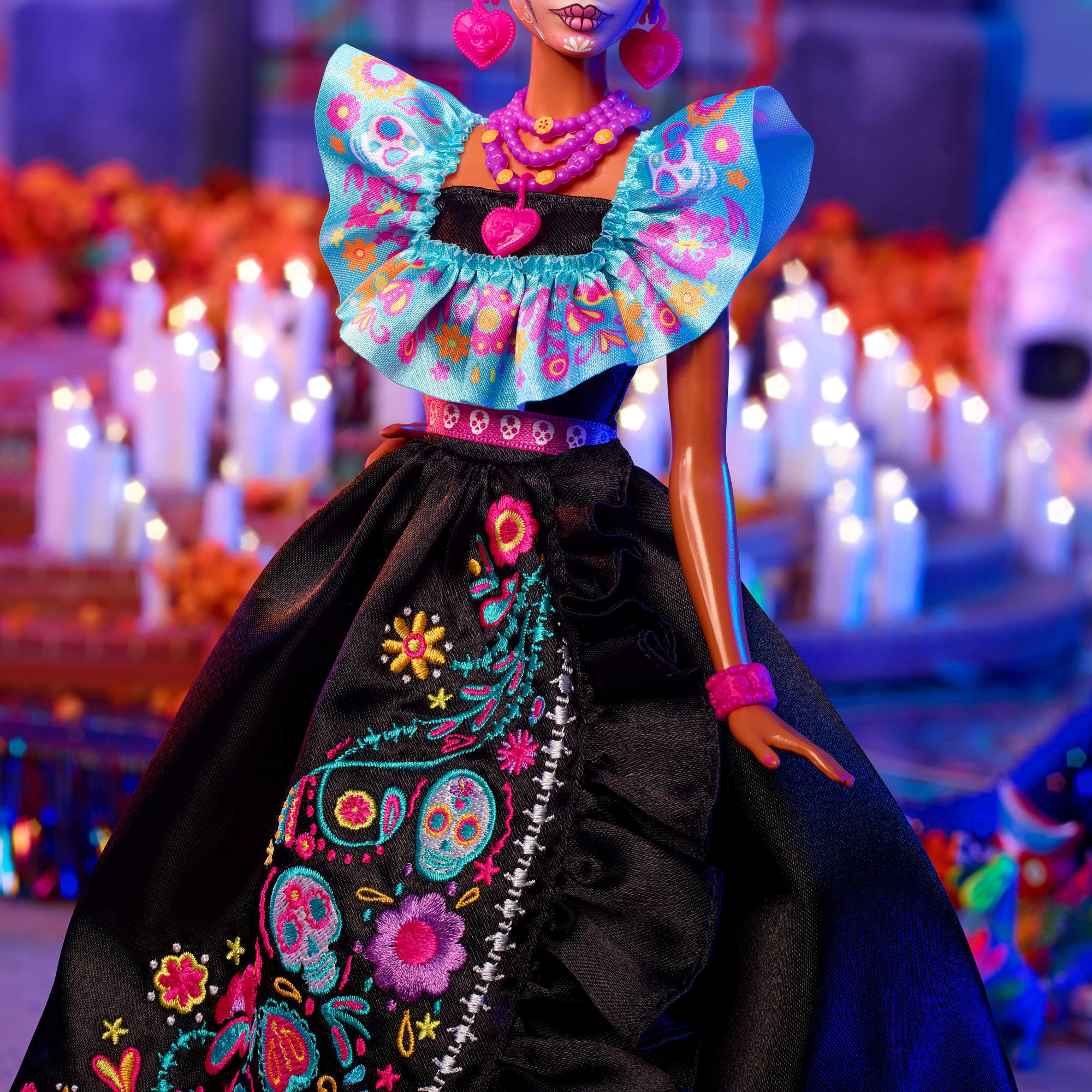 Muñeca Barbie Día de Muertos 2024 (HRM72) 5