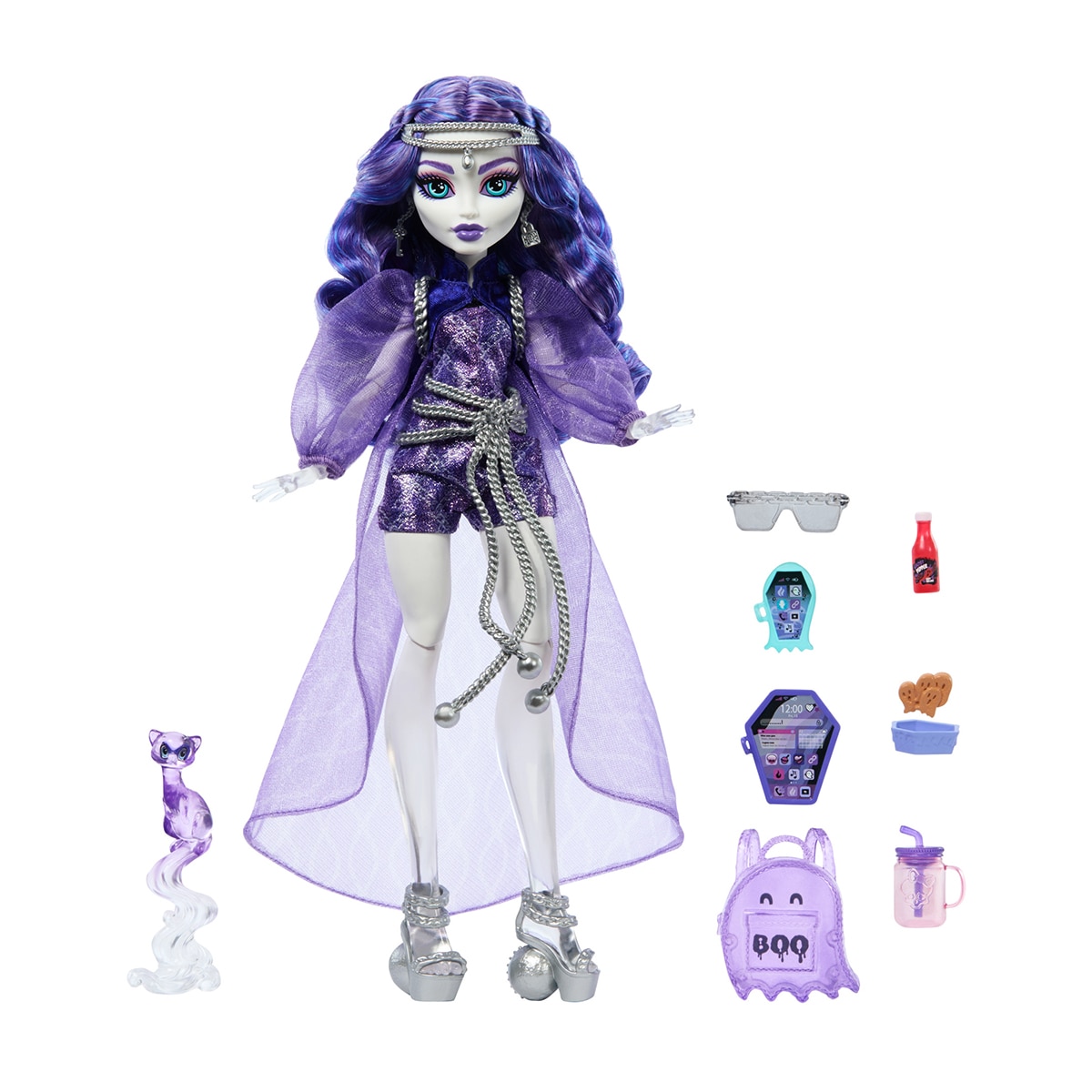 Imagen 0 de Muñeca Spectra Vondergeist con mascota Rhuen Monster High
