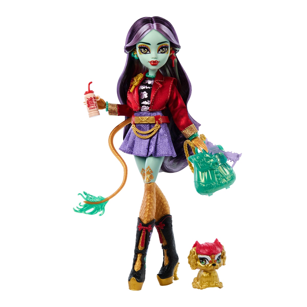 Imagen 0 de Muñeca Jinafire Long con mascota Cloudy Yun Yun Monster High