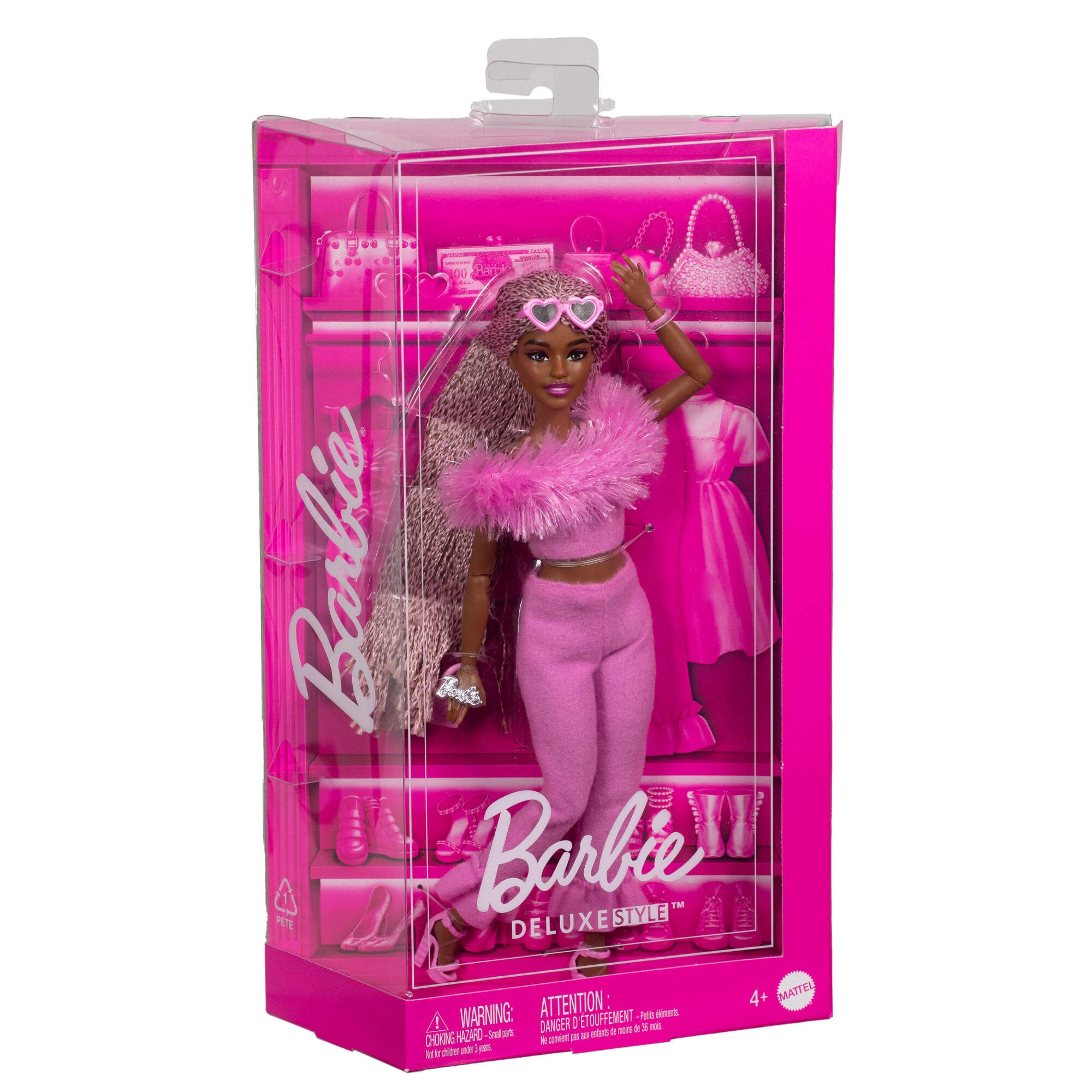 Muñeca Barbie Deluxe Style Muñeca n. 4 con conjunto de moda Barbiecore 6