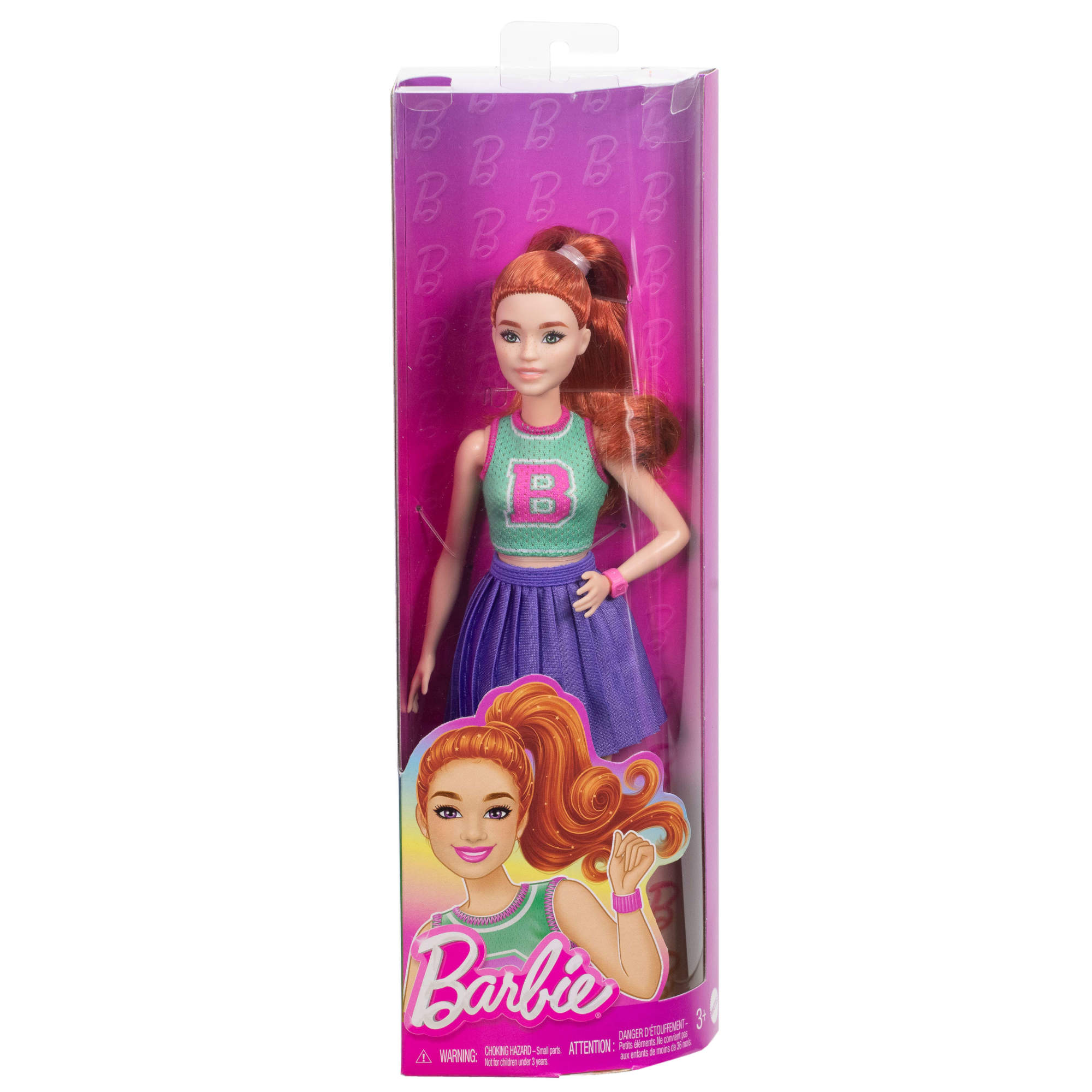 Muñeca Barbie Fashionistas con look de animadora 6