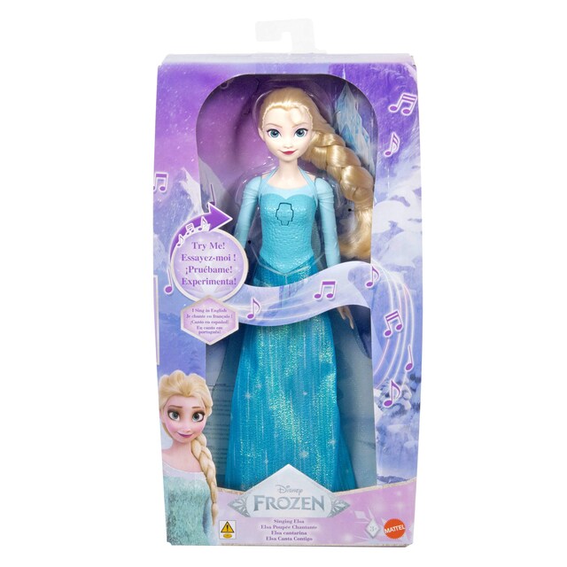 Muñeca Elsa cantarina Frozen Disney Mattel
