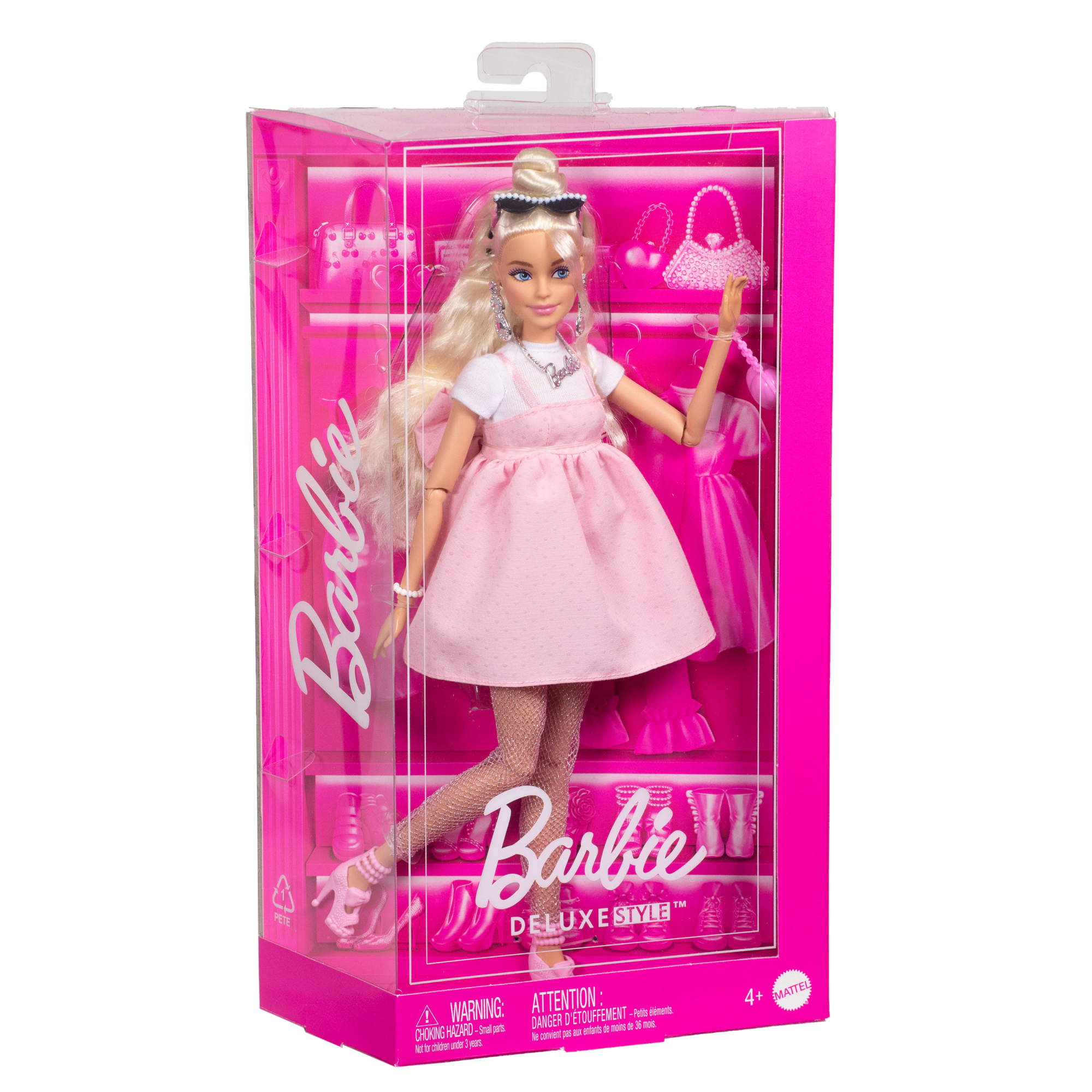 Muñeca Barbie Deluxe Style n. 3 con conjunto de moda Barbiecore 6