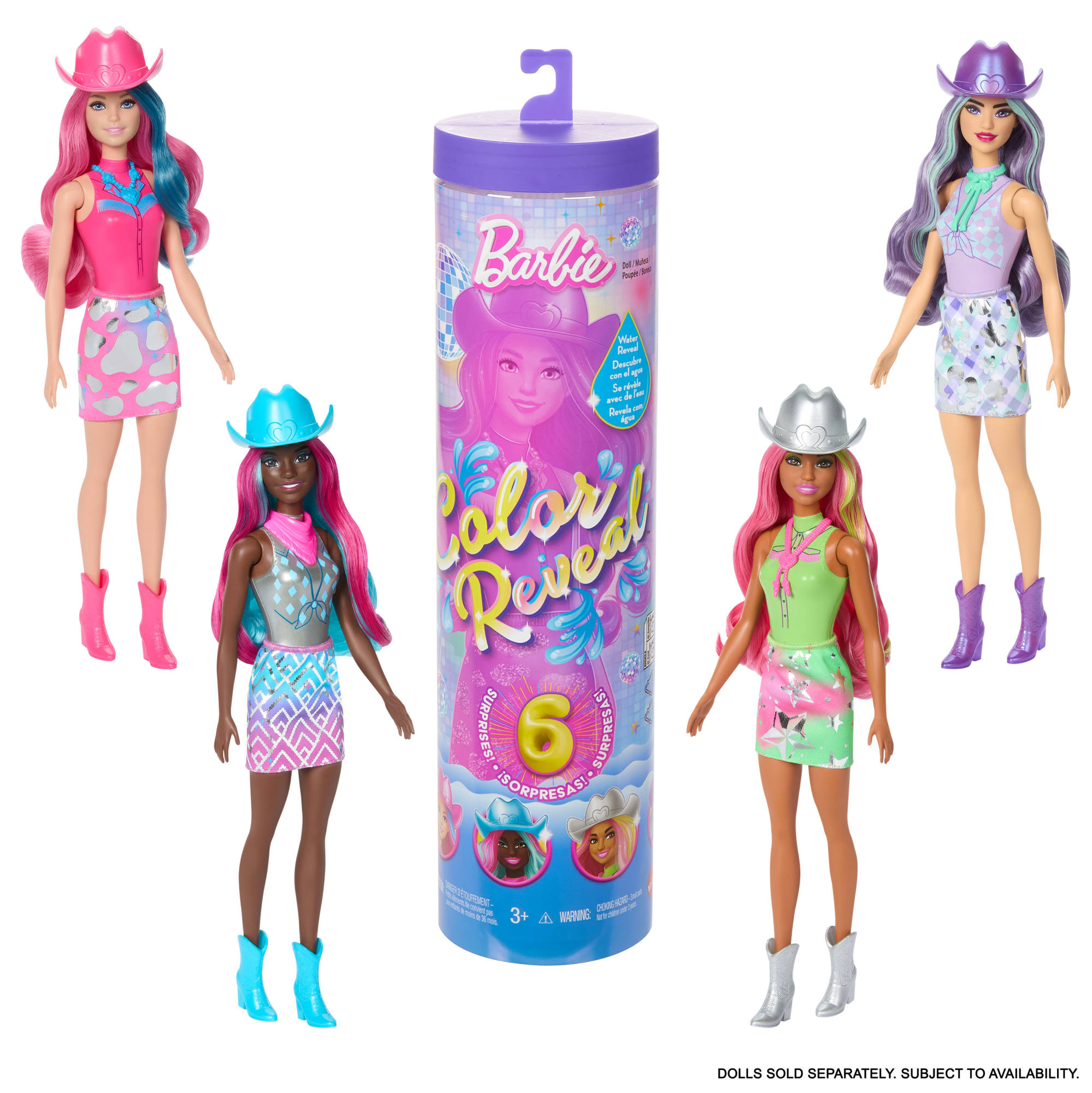 Muñeca Barbie Color Reveal Colección Estrella de la disco 7