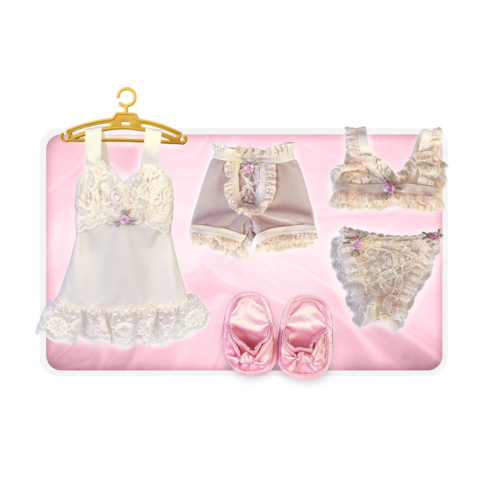 Nancy Colección set de lencería inspirado en el diseño original de 1977 3