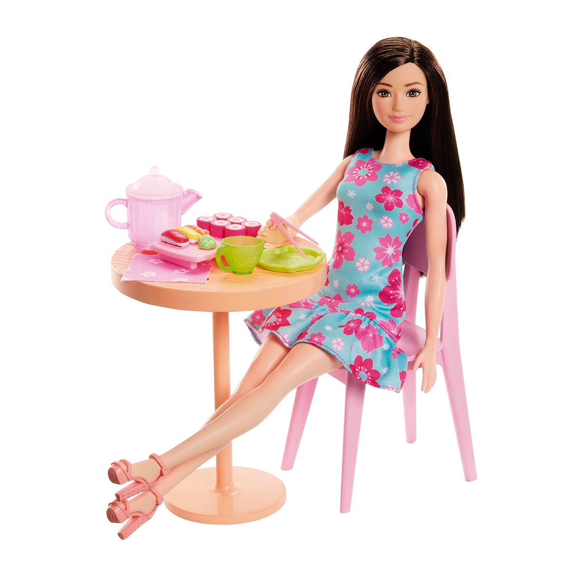 Barbie Pink Passport Conjunto de cafetería japonesa · Barbie · El