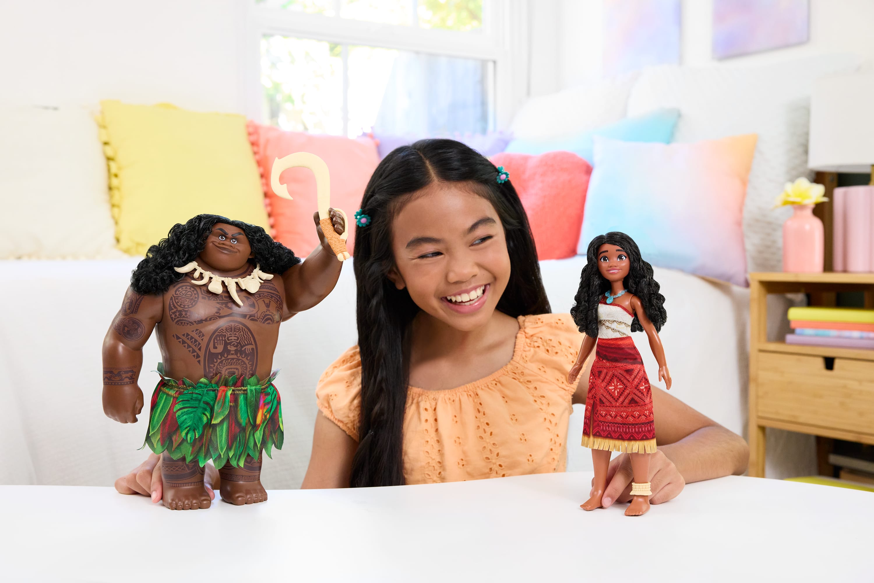 Pack muñecos Semidios y Héroe Vaiana 2 Disney Mattel 2