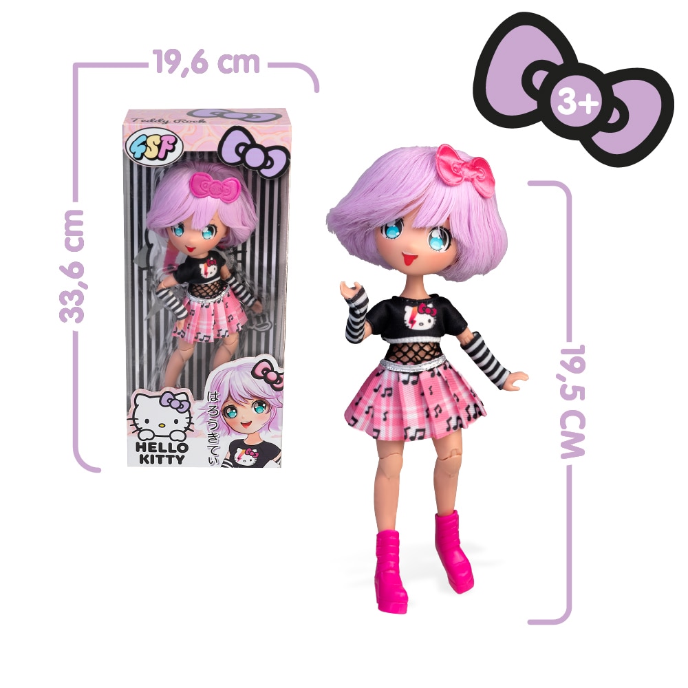 Muñeca Fashion Hello Kitty Famosa 5