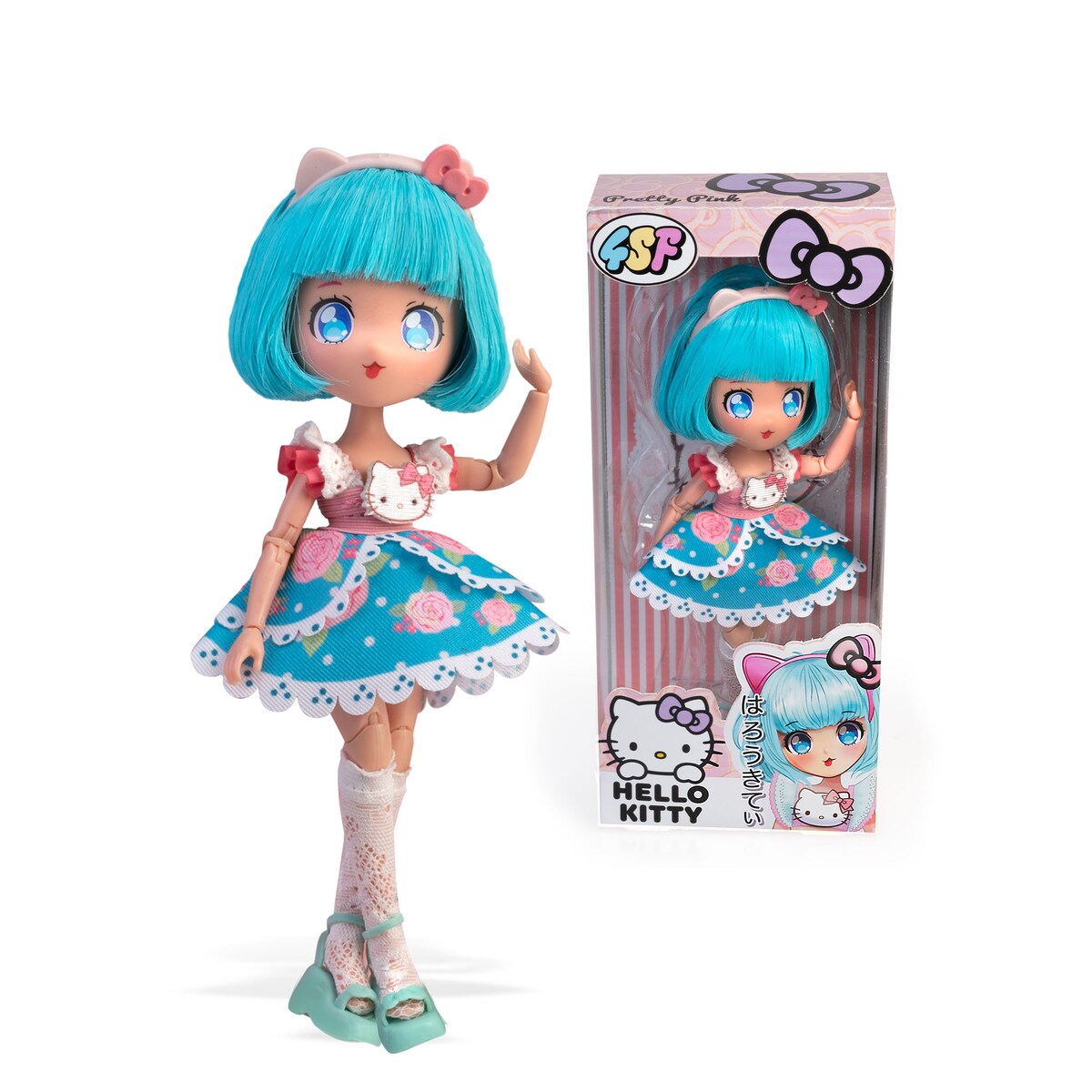 Muñeca Fashion Hello Kitty Famosa 7