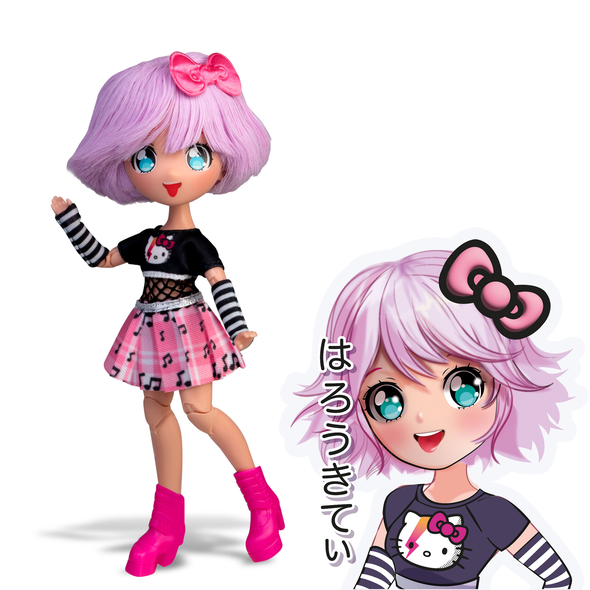 Muñeca Fashion Hello Kitty Famosa 10