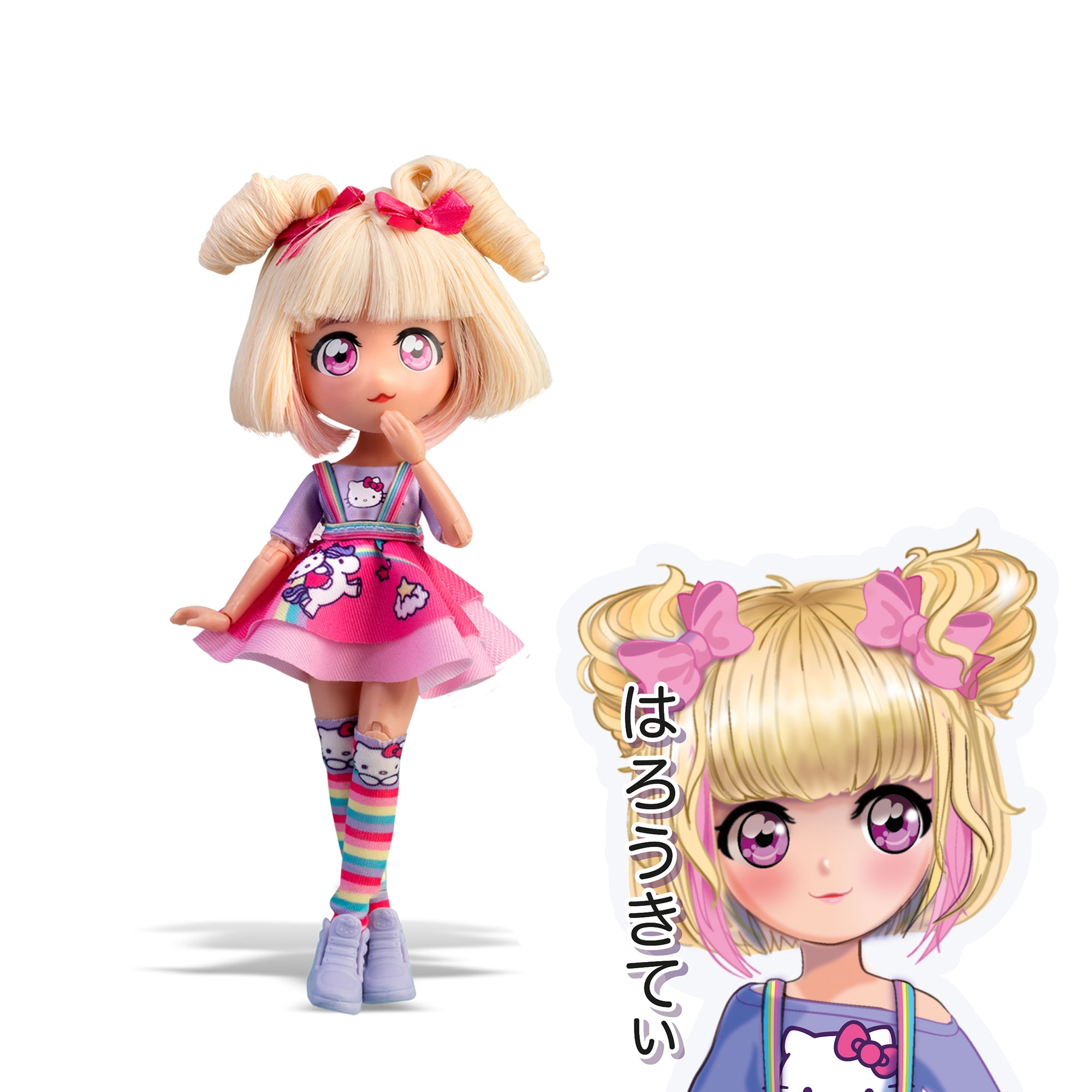 Muñeca Fashion Hello Kitty Famosa 11