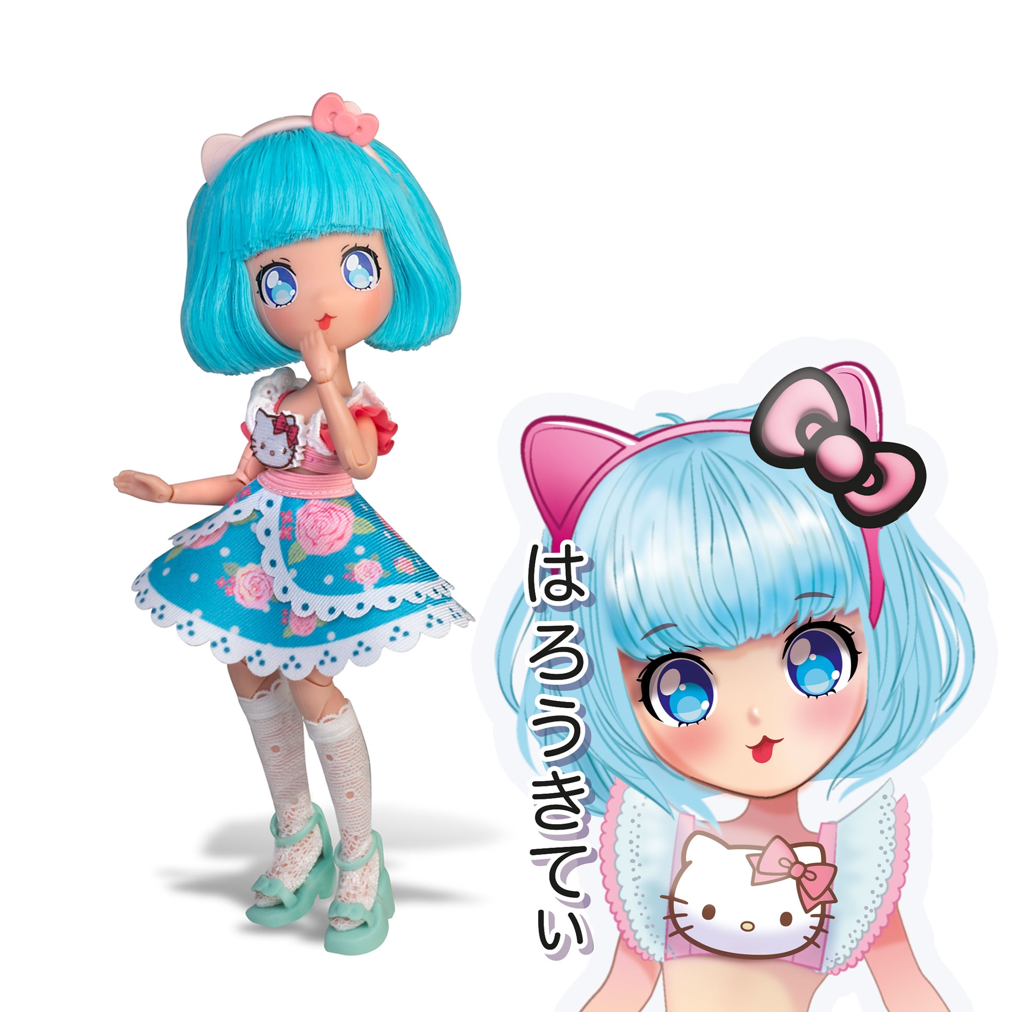 Muñeca Fashion Hello Kitty Famosa 12