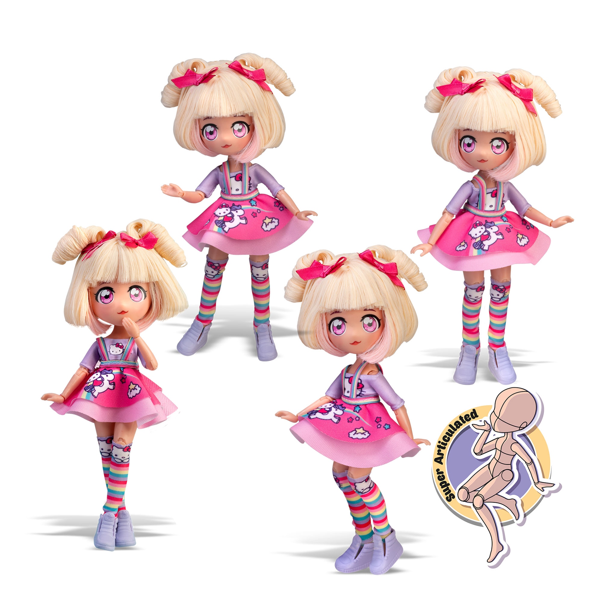 Muñeca Fashion Hello Kitty Famosa 15