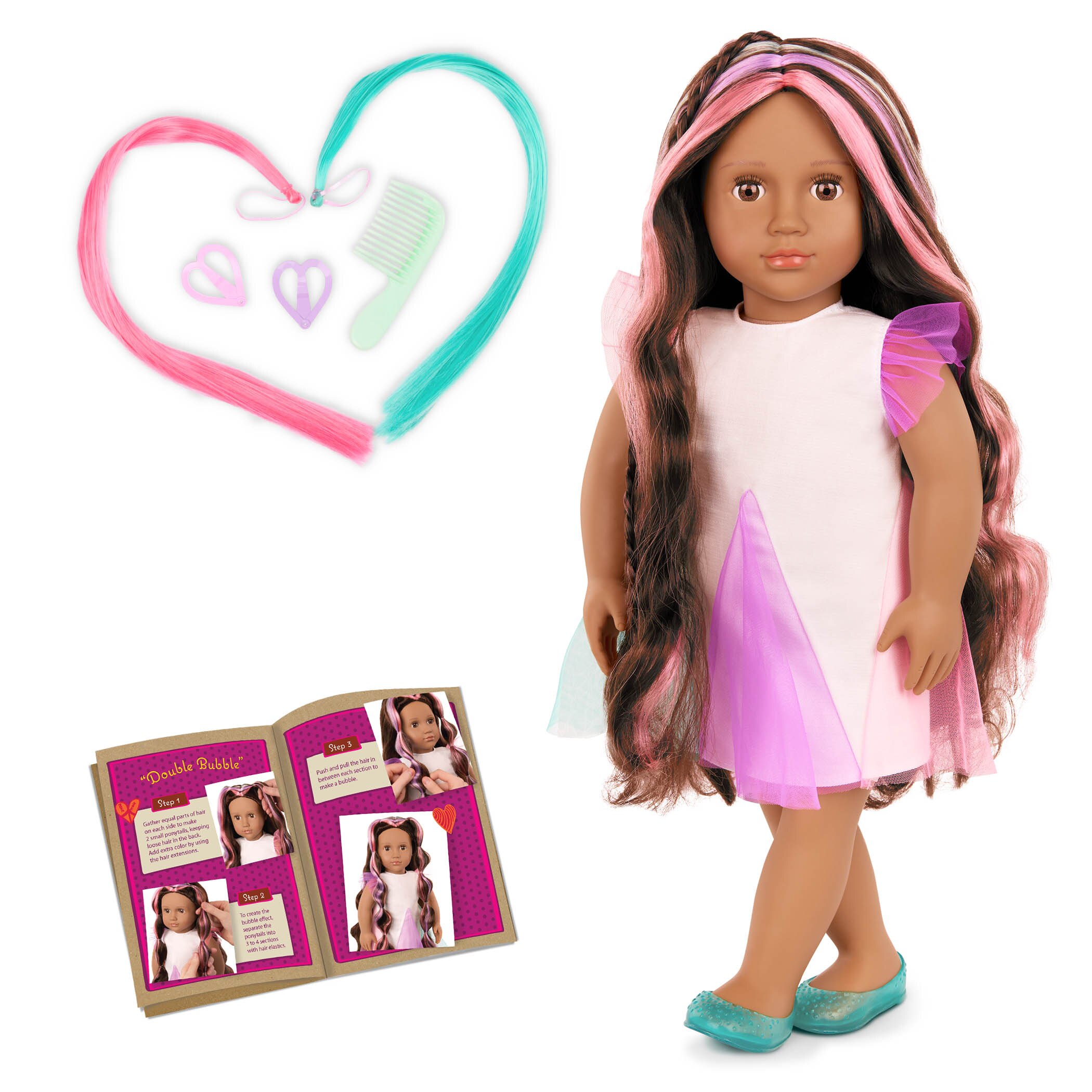 Muñeca pelo Rainbow Tania Our Generation 10