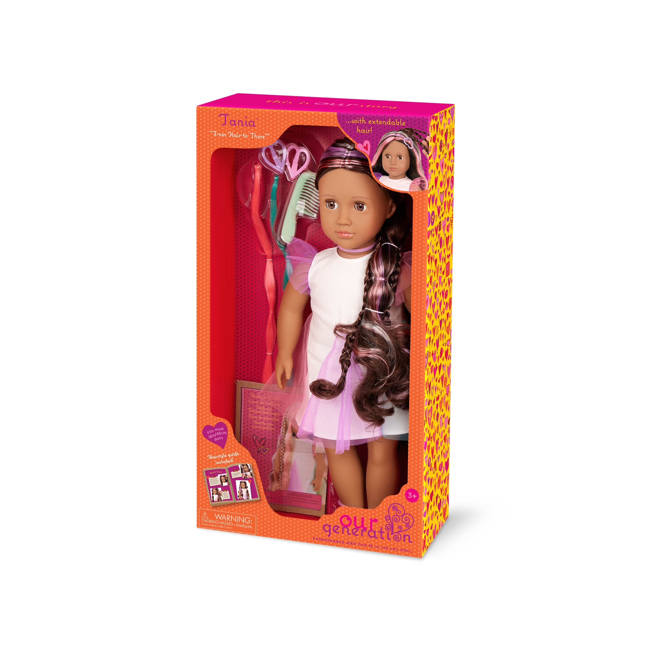 Muñeca pelo Rainbow Tania Our Generation 11