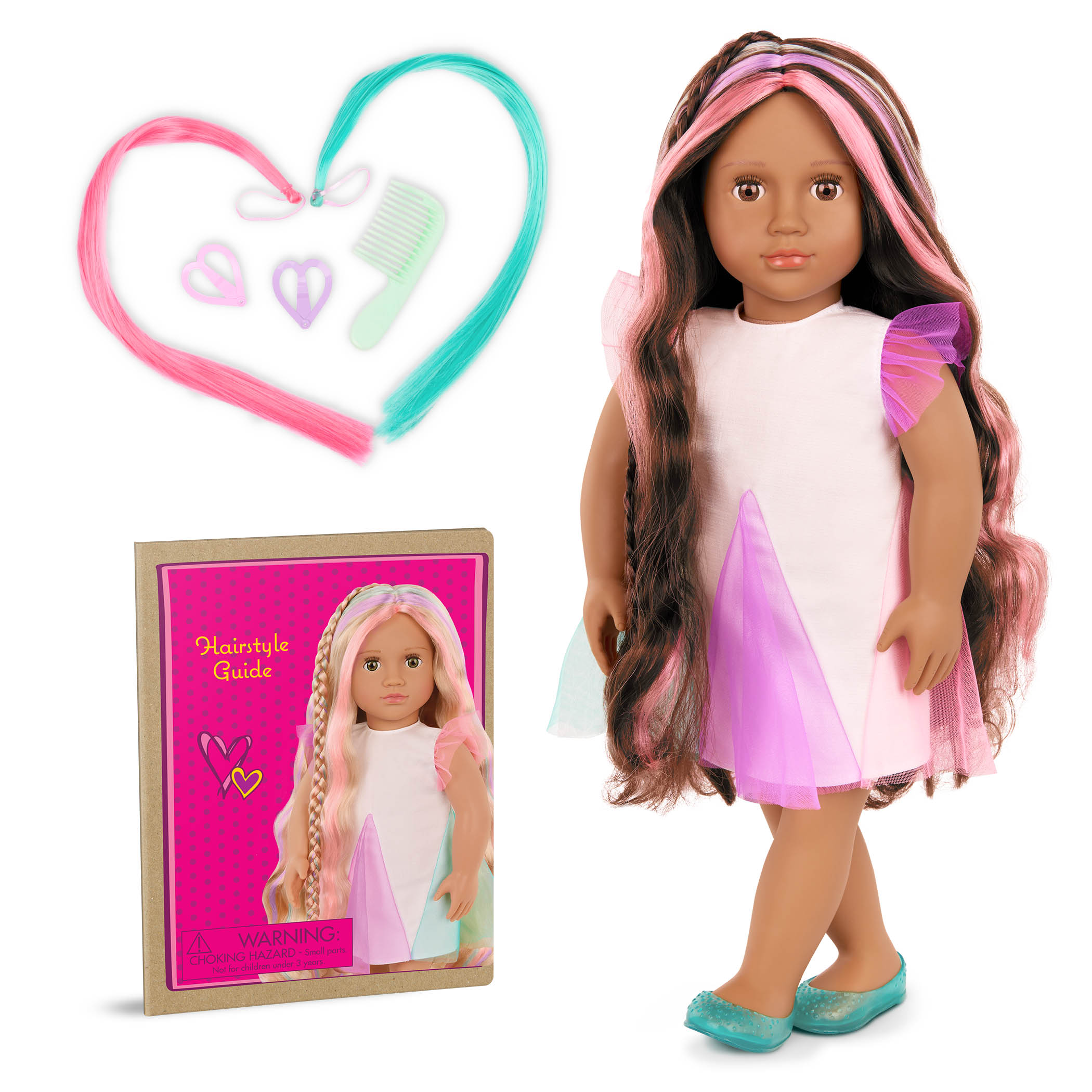 Muñeca pelo Rainbow Tania Our Generation 12