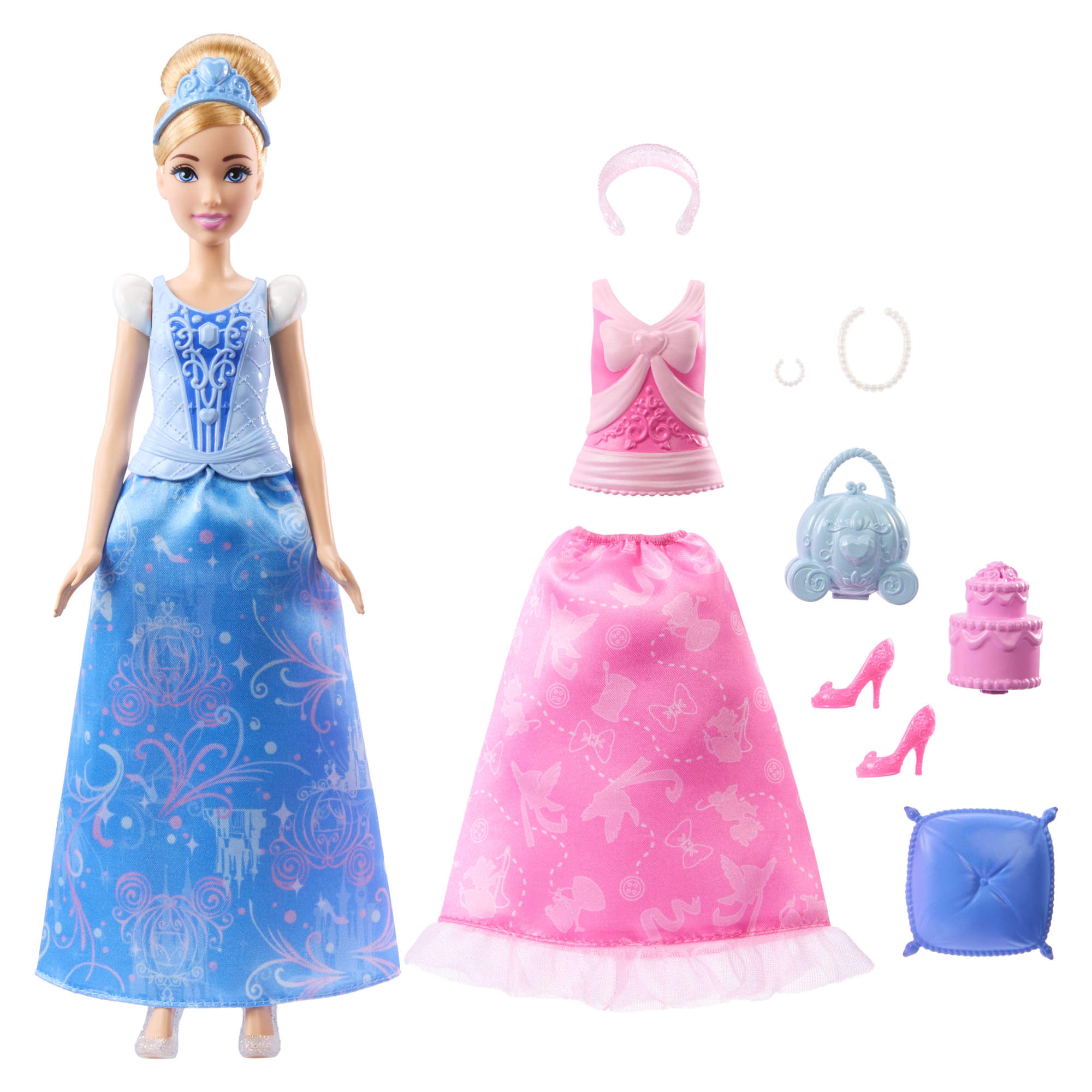 Muñeca Cenicienta Historias Mágicas  Princesas Disney Mattle 6