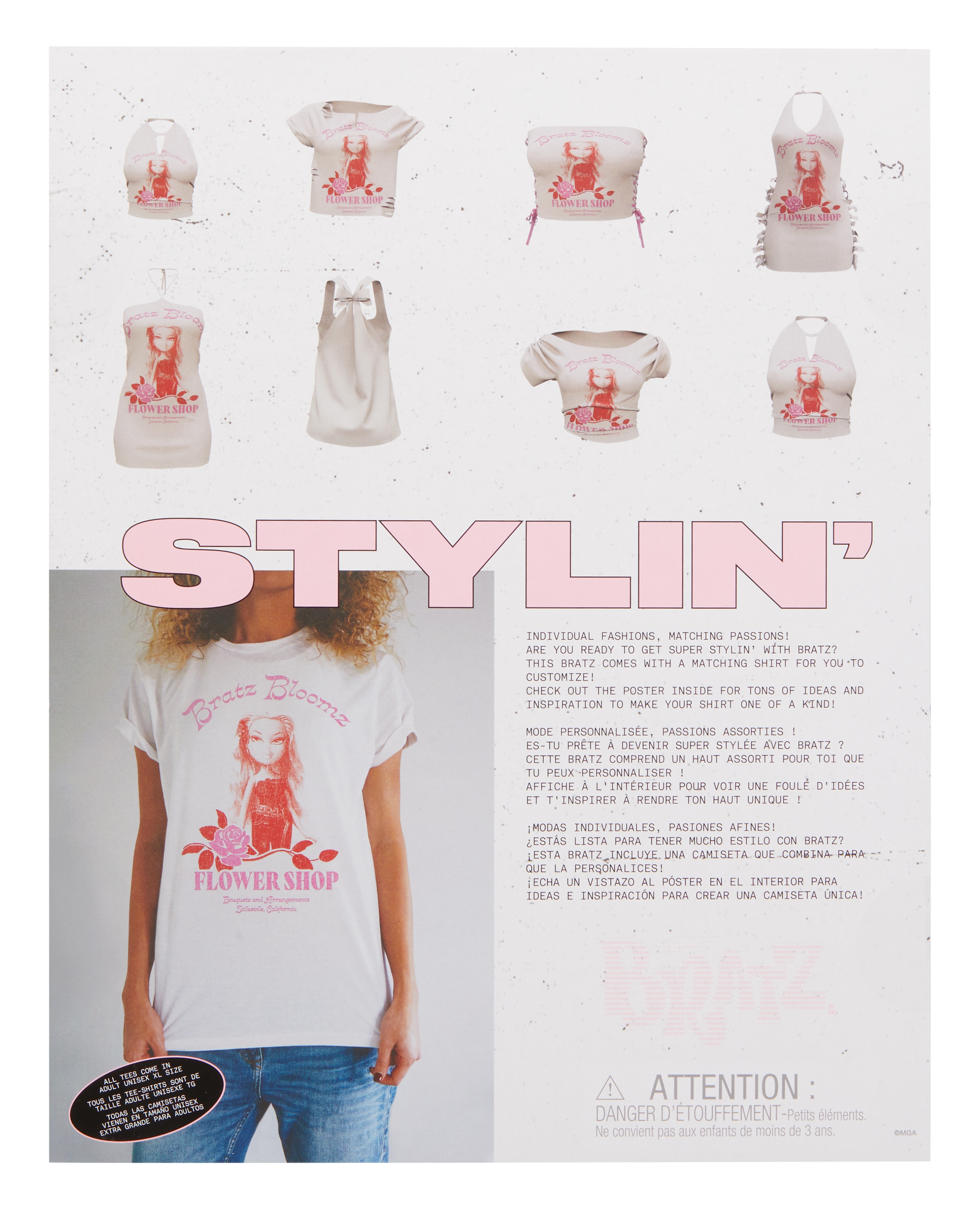 Muñeca Stylin' Doll Yasmin Bratz MGA 8