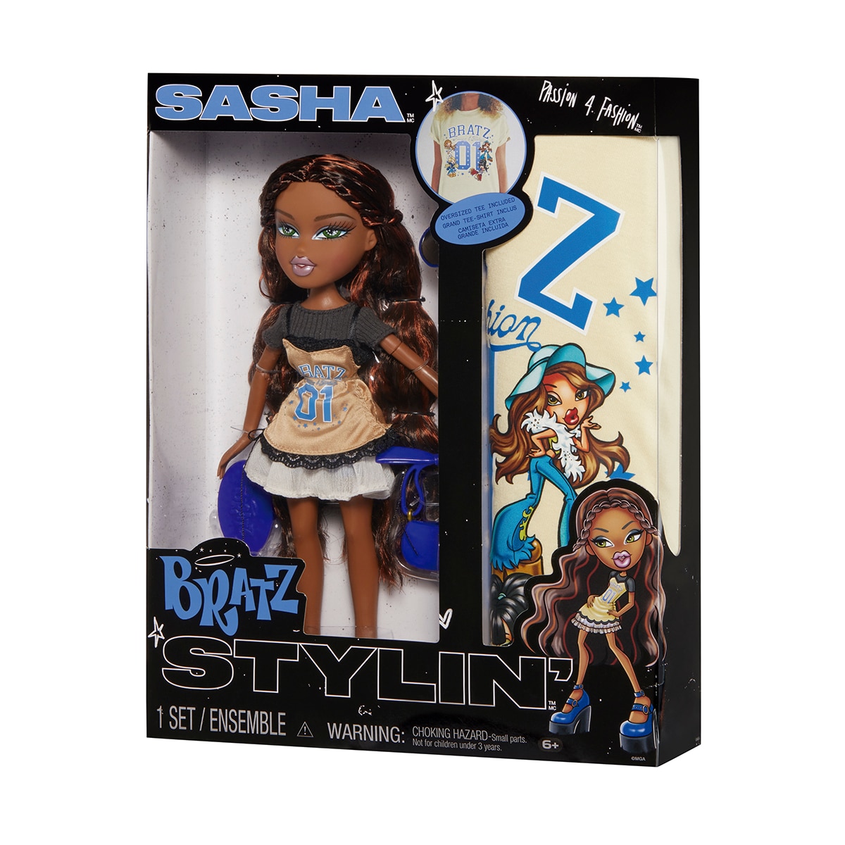 Muñeca Stylin' Doll Sasha Bratz MGA 9