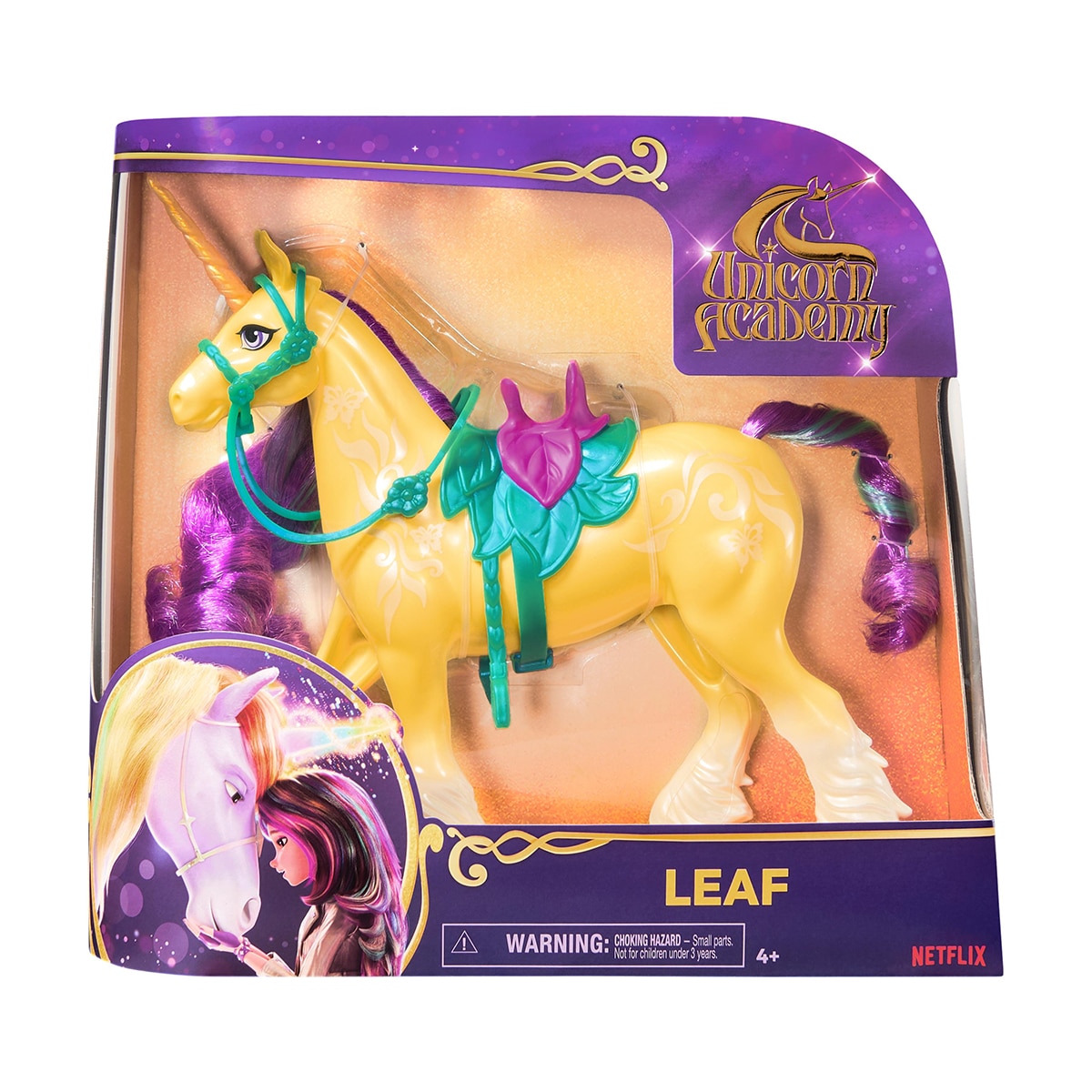 Muñeca Unicorn Academy Fashion Unicorn Leaf Spin Master 2