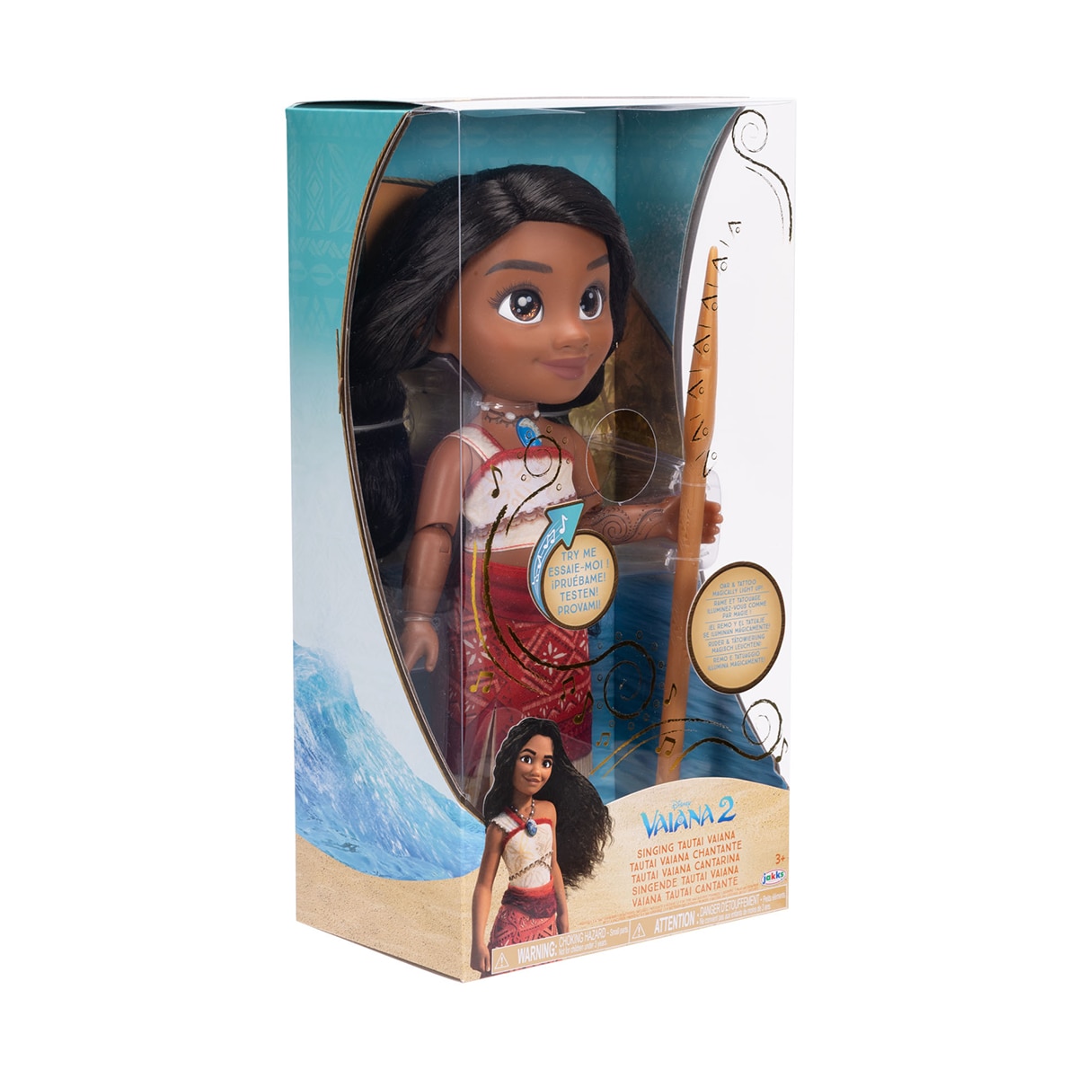 Muñeca musical Vaiana  38 cm con accesorios Disney 6