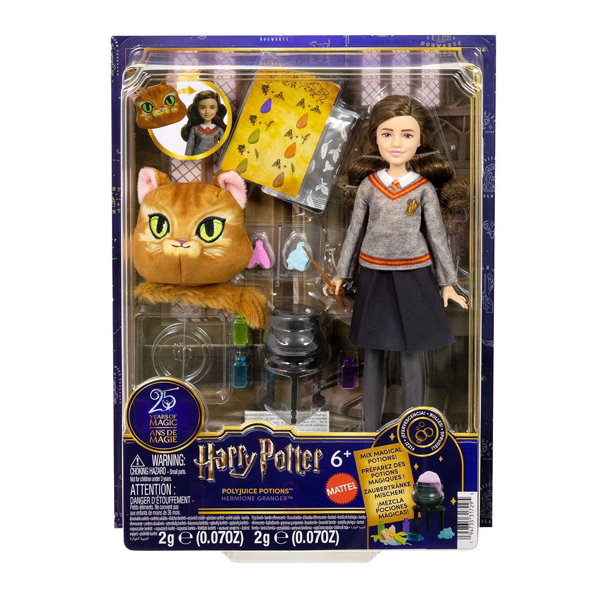 Set pociones Hermione Polyjuice Harry Potter Mattel 7