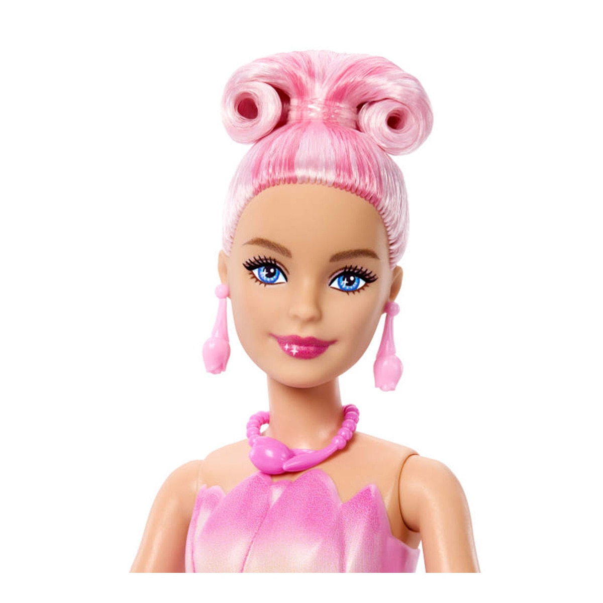 Barbie Petal Pop Muñeca sorpresa en ramo de tulipanes rosas 3