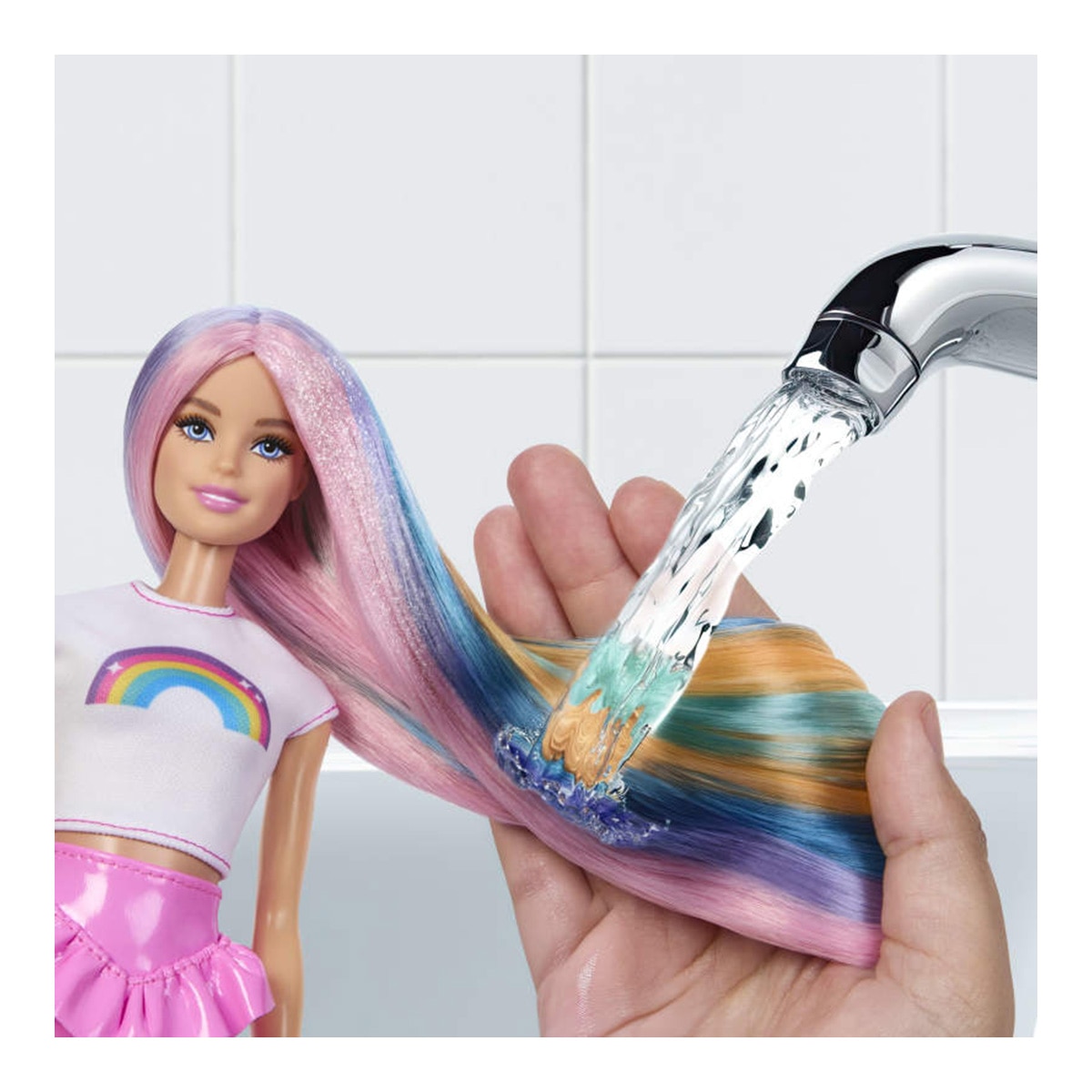 Barbie Cabelo Arco-Iris 2