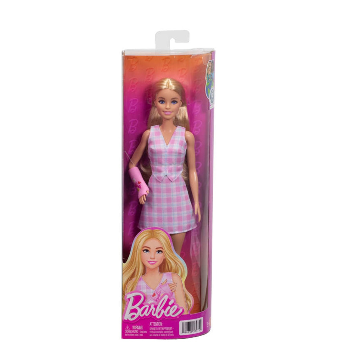 Barbie Fashionistas Boneca com Braço em Gesso Rosa 6