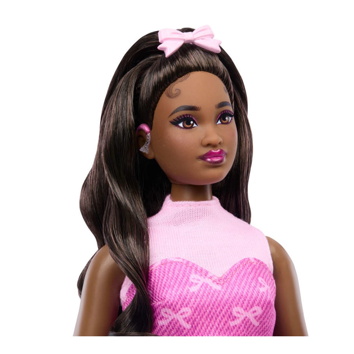 Barbie Deluxe Style Muñeca con falda rosa de lazos 2