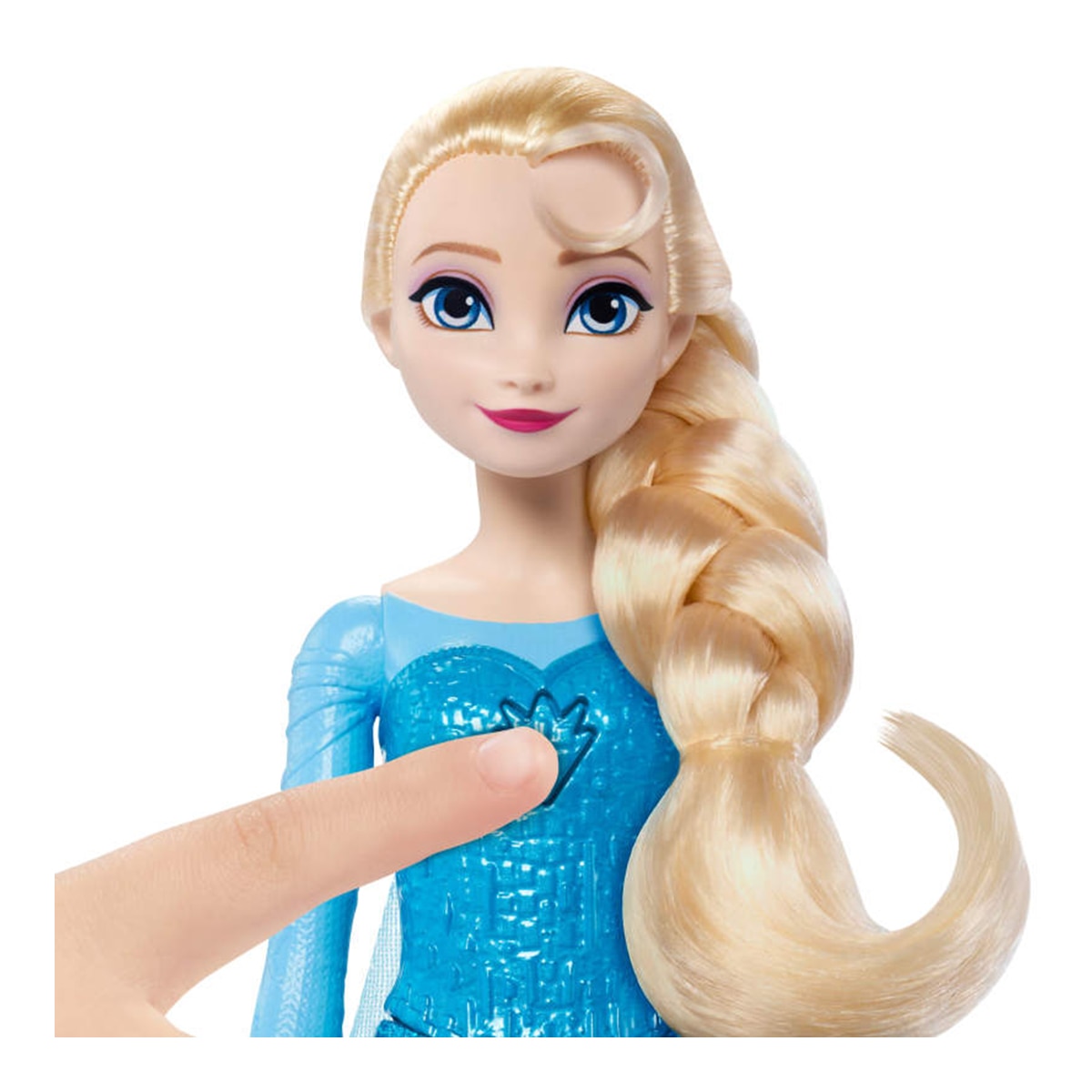Muñeca Elsa cantarina con efecto de luz de la película Disney Frozen Mattel 2