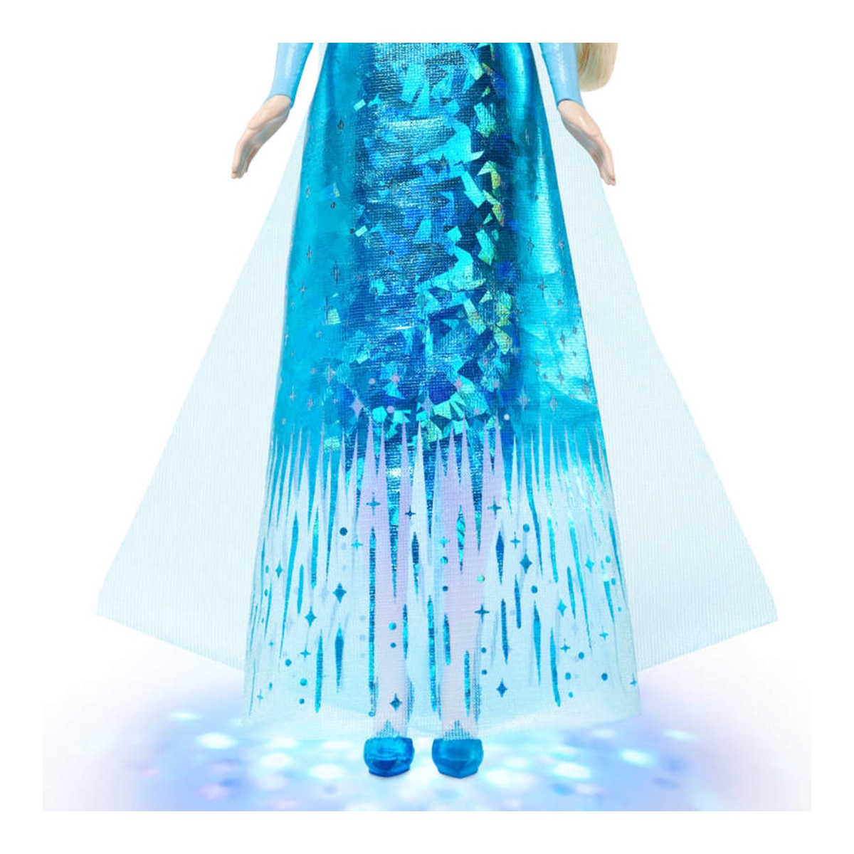 Muñeca Elsa cantarina con efecto de luz de la película Disney Frozen Mattel 3