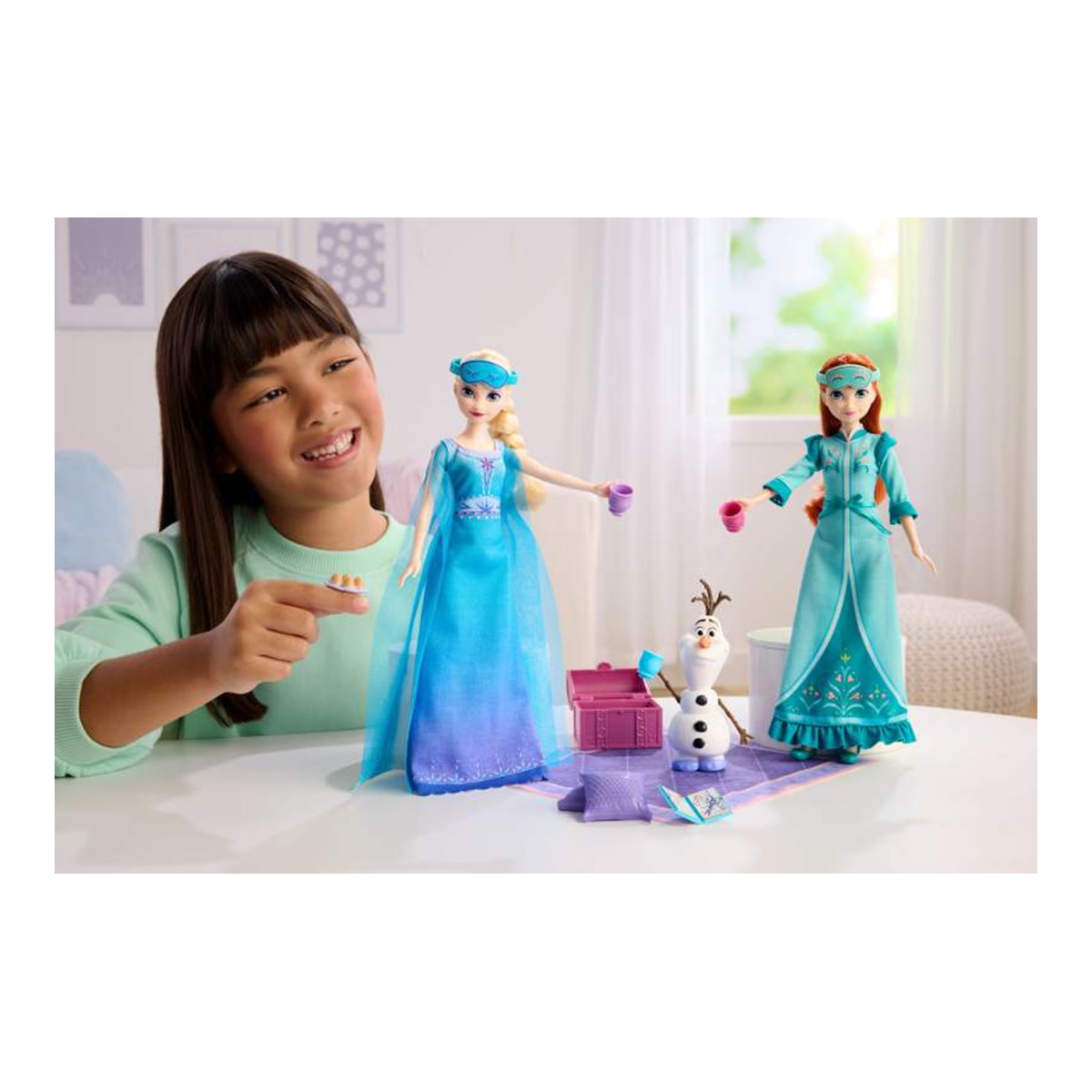 Muñeca Conjunto de hermanas en pijama Frozen Mattel 2