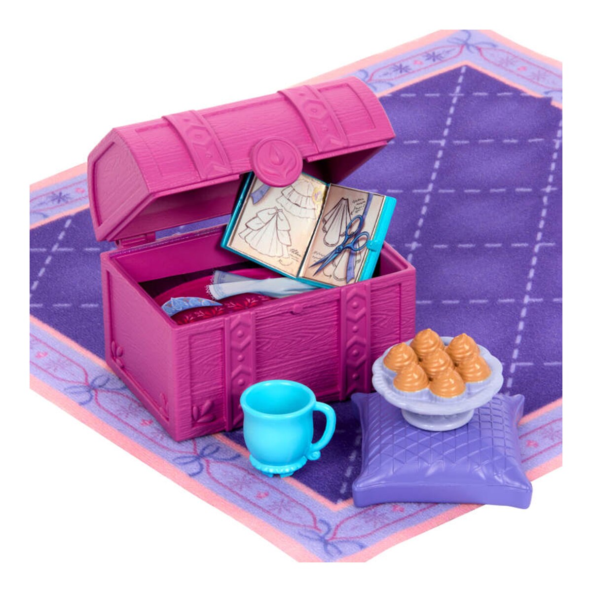 Muñeca Conjunto de hermanas en pijama Frozen Mattel 4