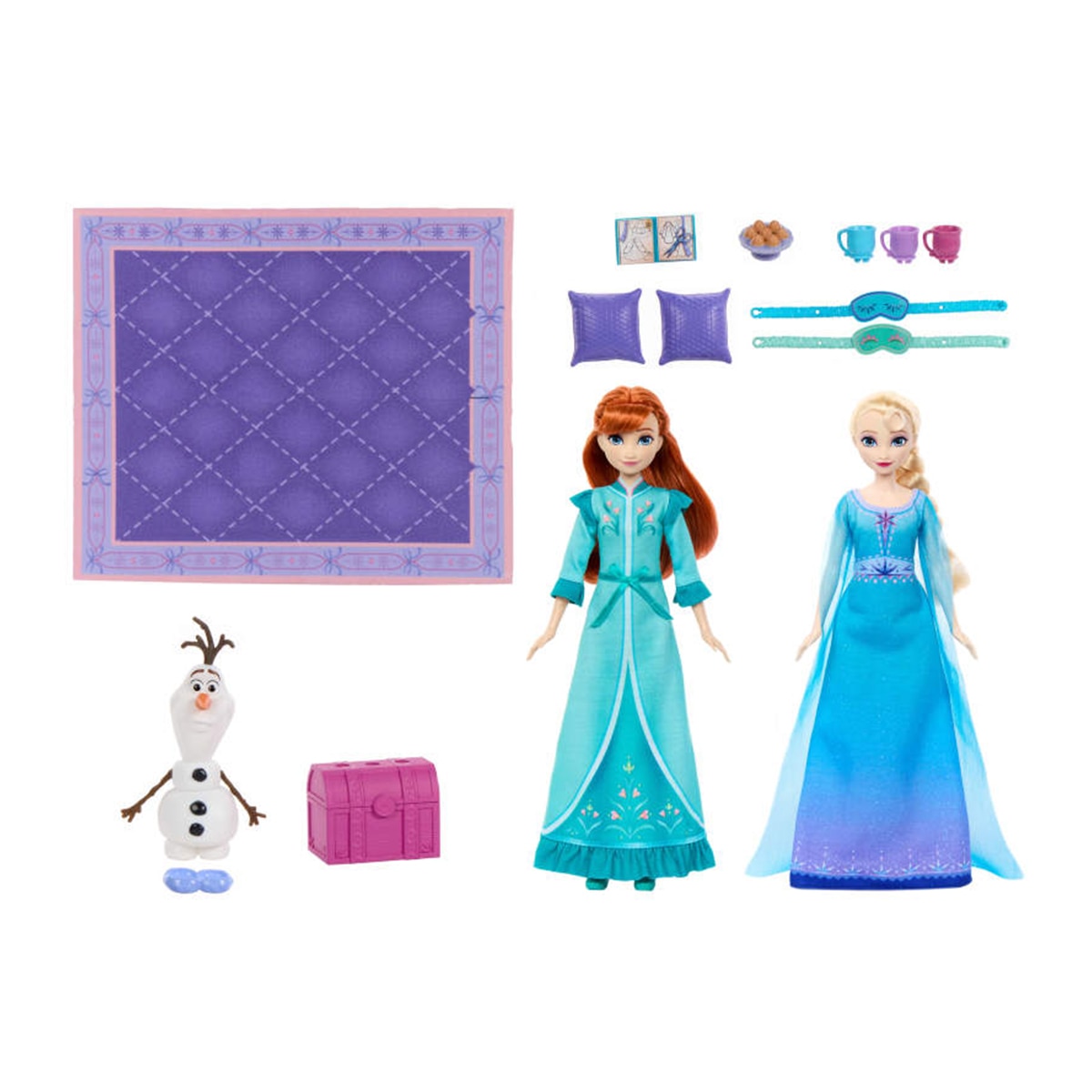 Muñeca Conjunto de hermanas en pijama Frozen Mattel 6