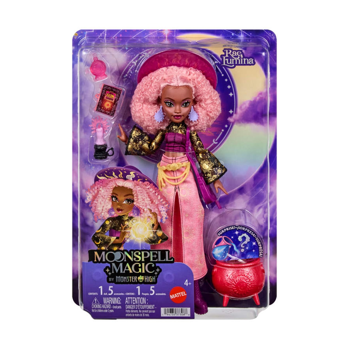 Muñeca Moonspell Magic Rae Sun Monster High Mattel 6