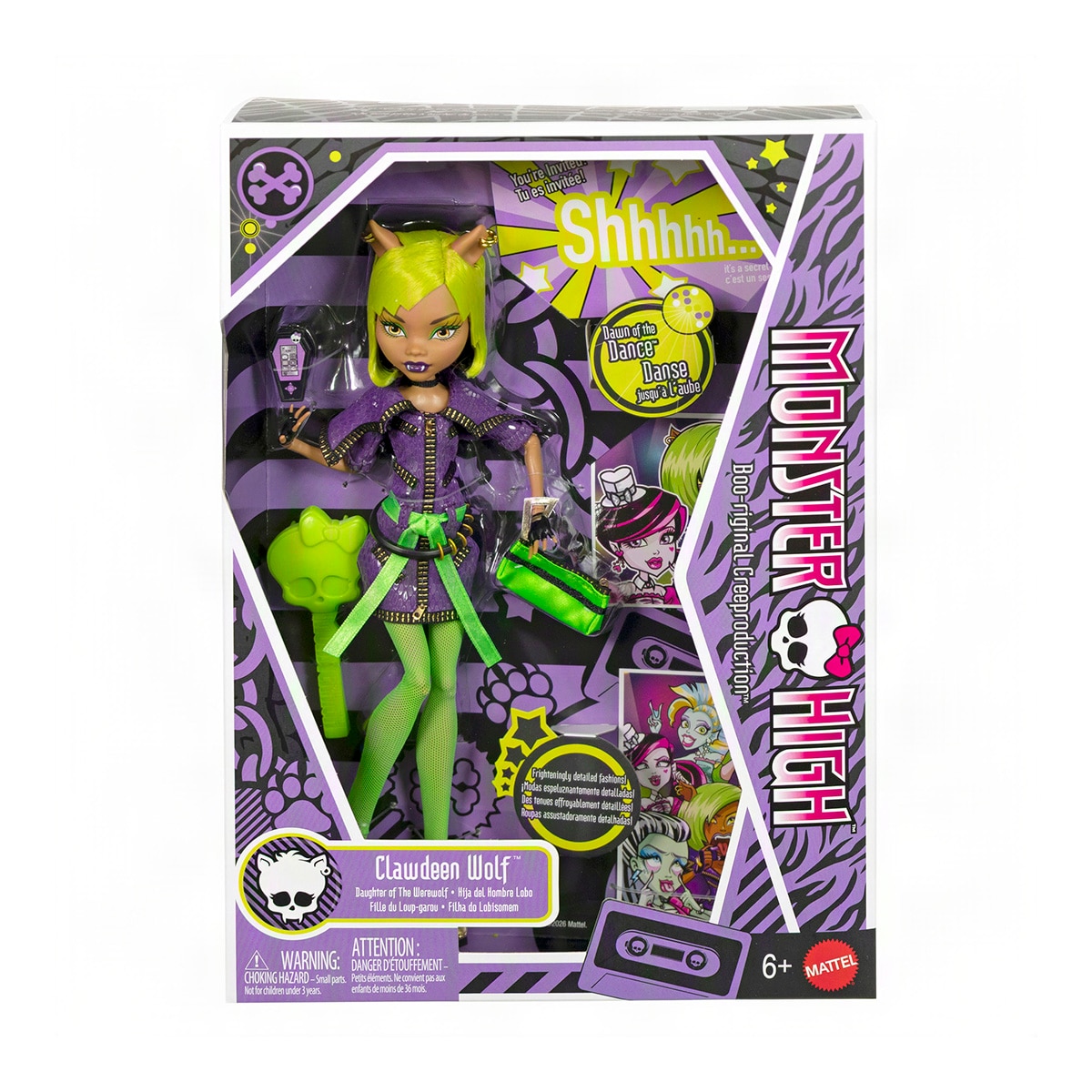 Muñeca Dawn of the Dance Muñeca Clawdeen Wolf Monster High Mattel 6