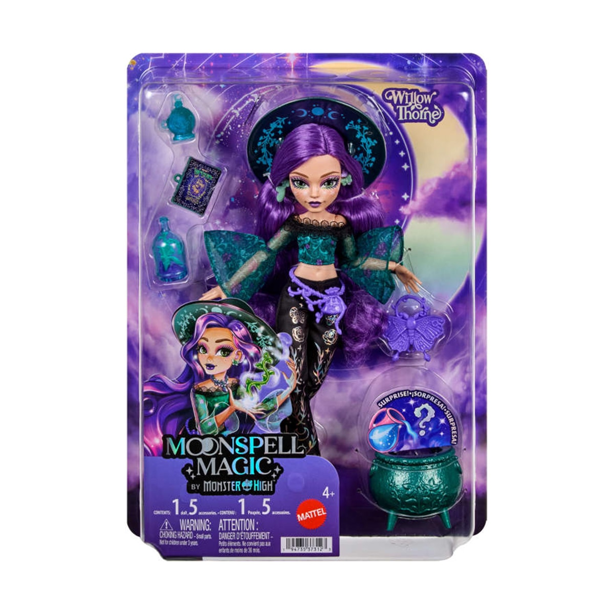 Muñeca Moonspell Magic Willow Nature Monster High Mattel 6