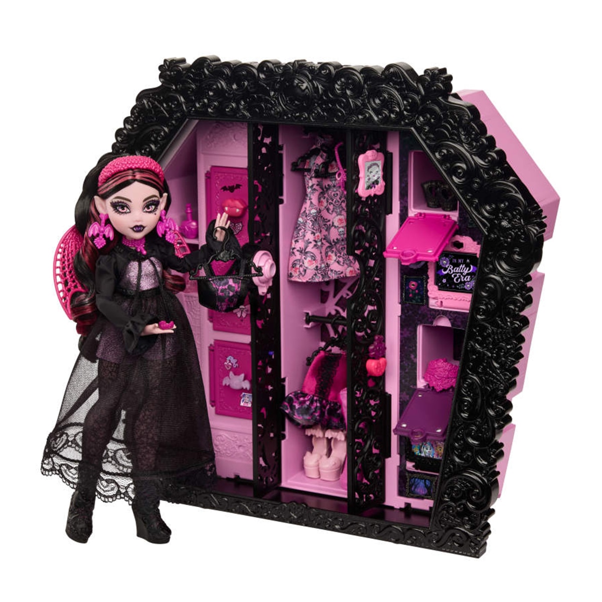 Imagen 0 de Muñeca MH Skulltimate Draculaura con más de 40 accesorios de moda, joyas y complementos