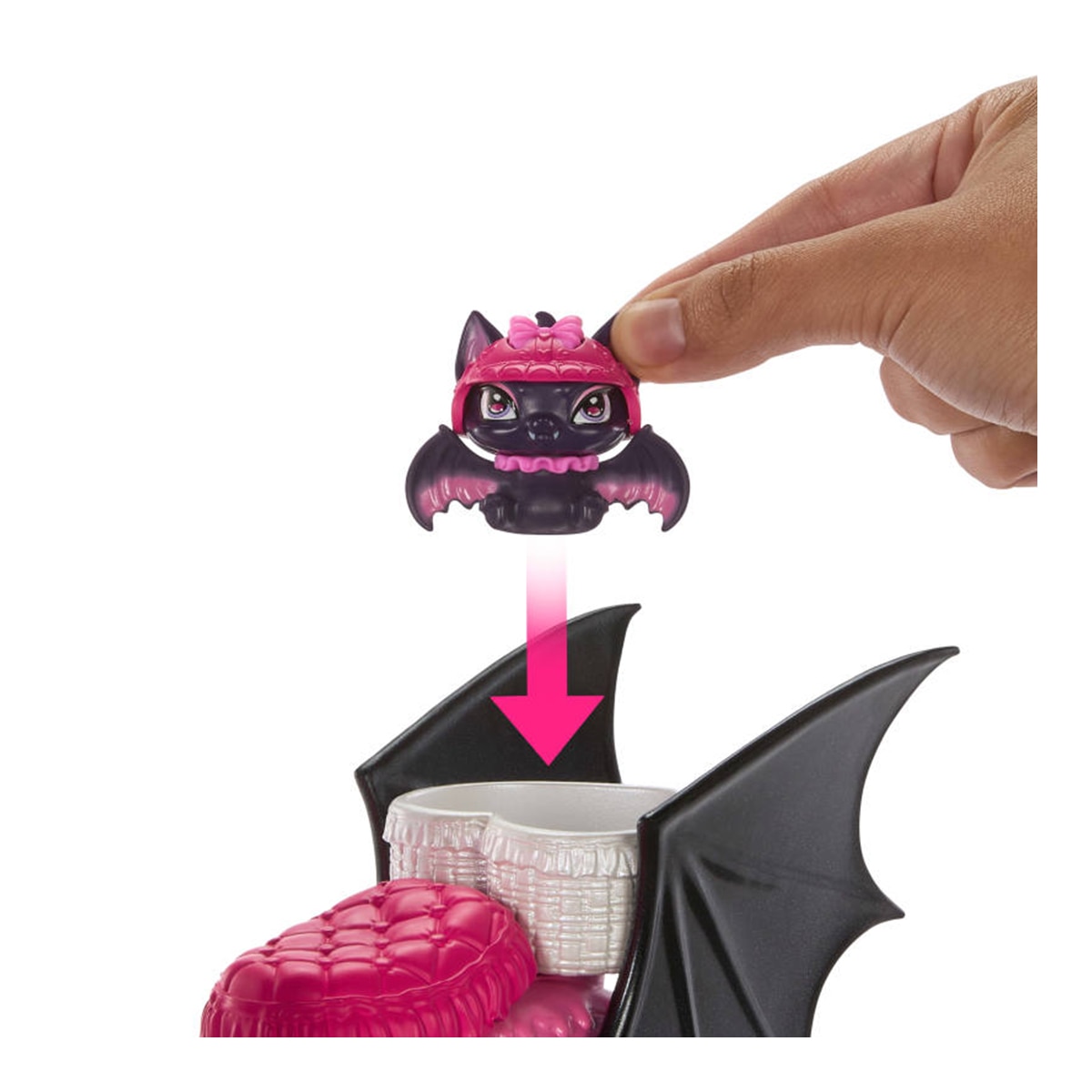 Muñeca Draculaura Scooter con scooter, mascota Count Fabulous y accesorios 2