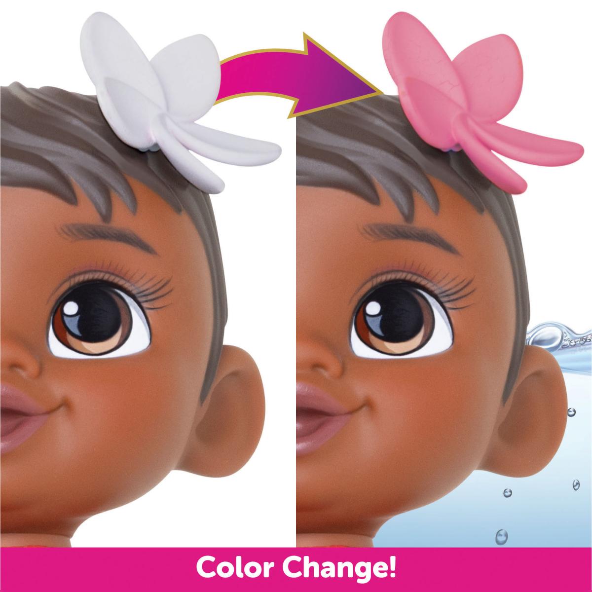 Imagen 7 de Muñeca Bebé Vaiana con accesorios de baño incluidos Princesas Disney