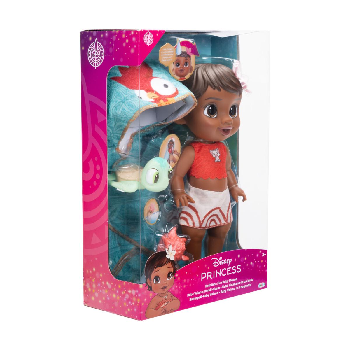 Imagen 9 de Muñeca Bebé Vaiana con accesorios de baño incluidos Princesas Disney