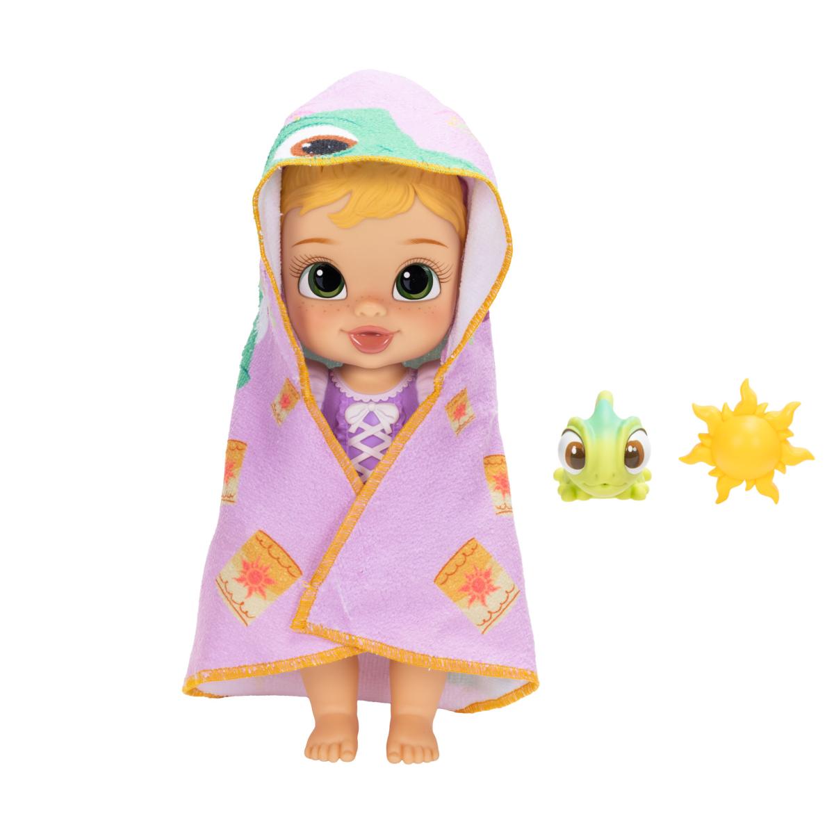 Imagen 3 de Muñeca Bebé Rapunzel con accesorios de baño incluidos Princesas Disney Moose
