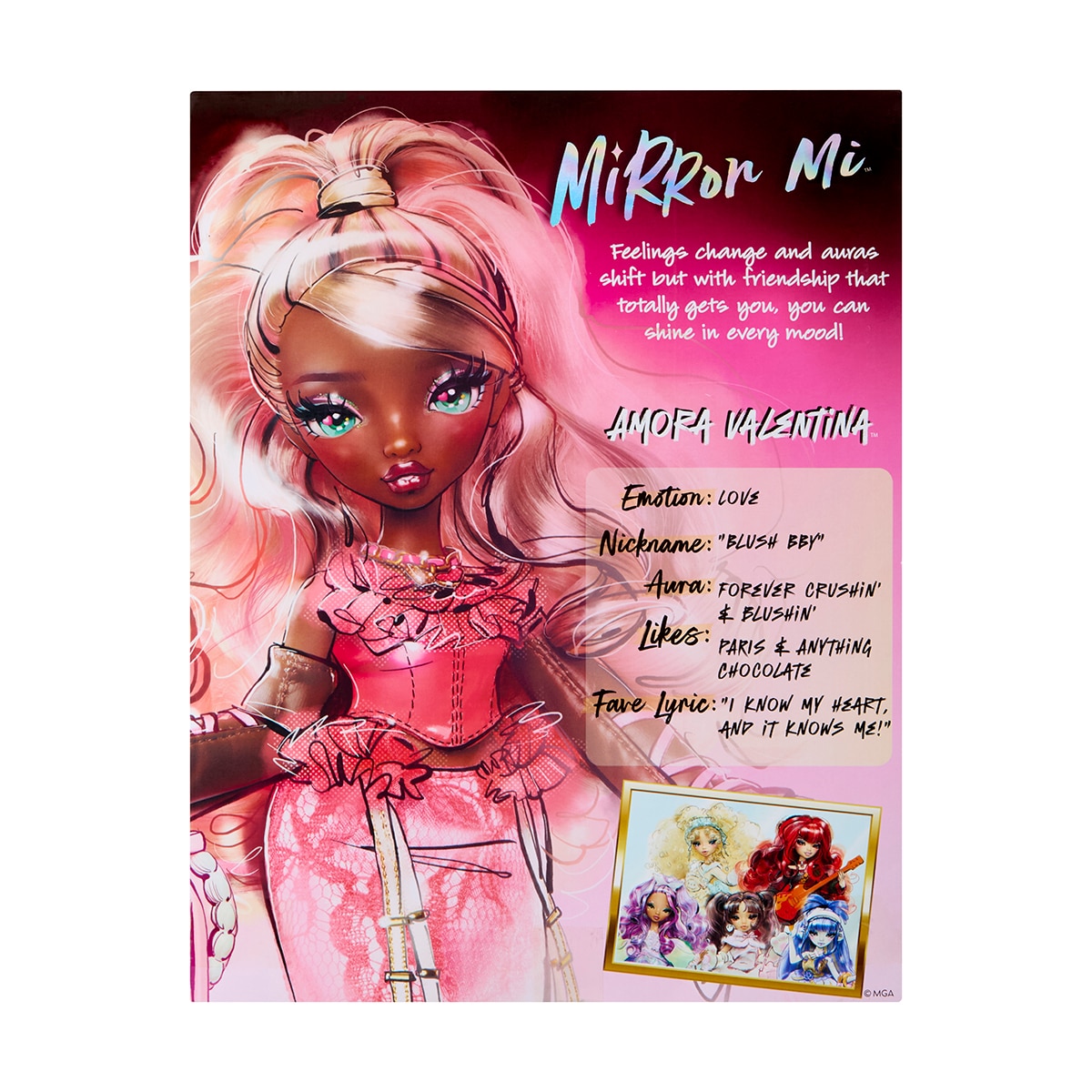 Imagen 11 de Muñeca Amora Valentina Mirror Mi (Ed. Coleccionista) MGA