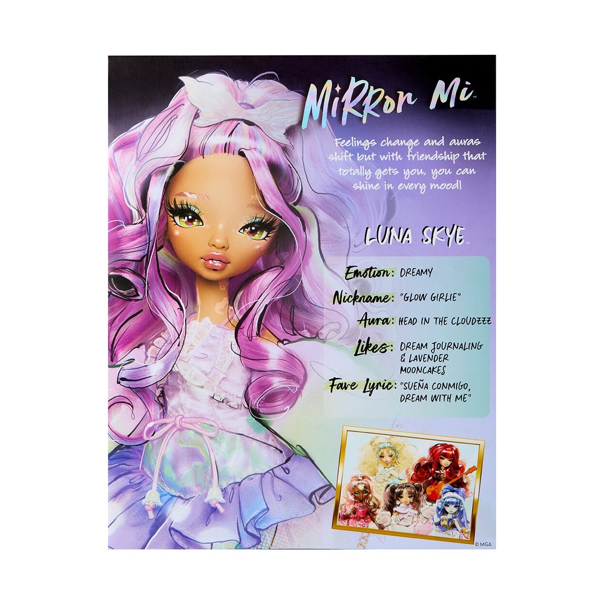 Muñeca Luna Skye Mirror Mi (Ed. Coleccionista) MGA 9