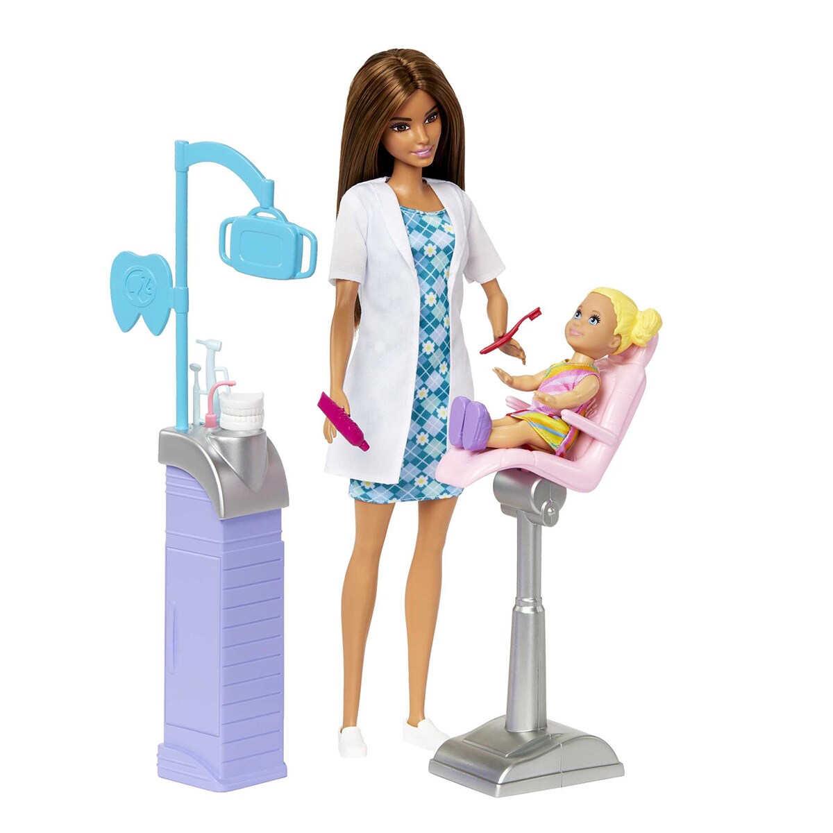 Barbie Quiero Ser Peluquera de Mascotas / Profesora Maestra / Pediatra / Dentista 2